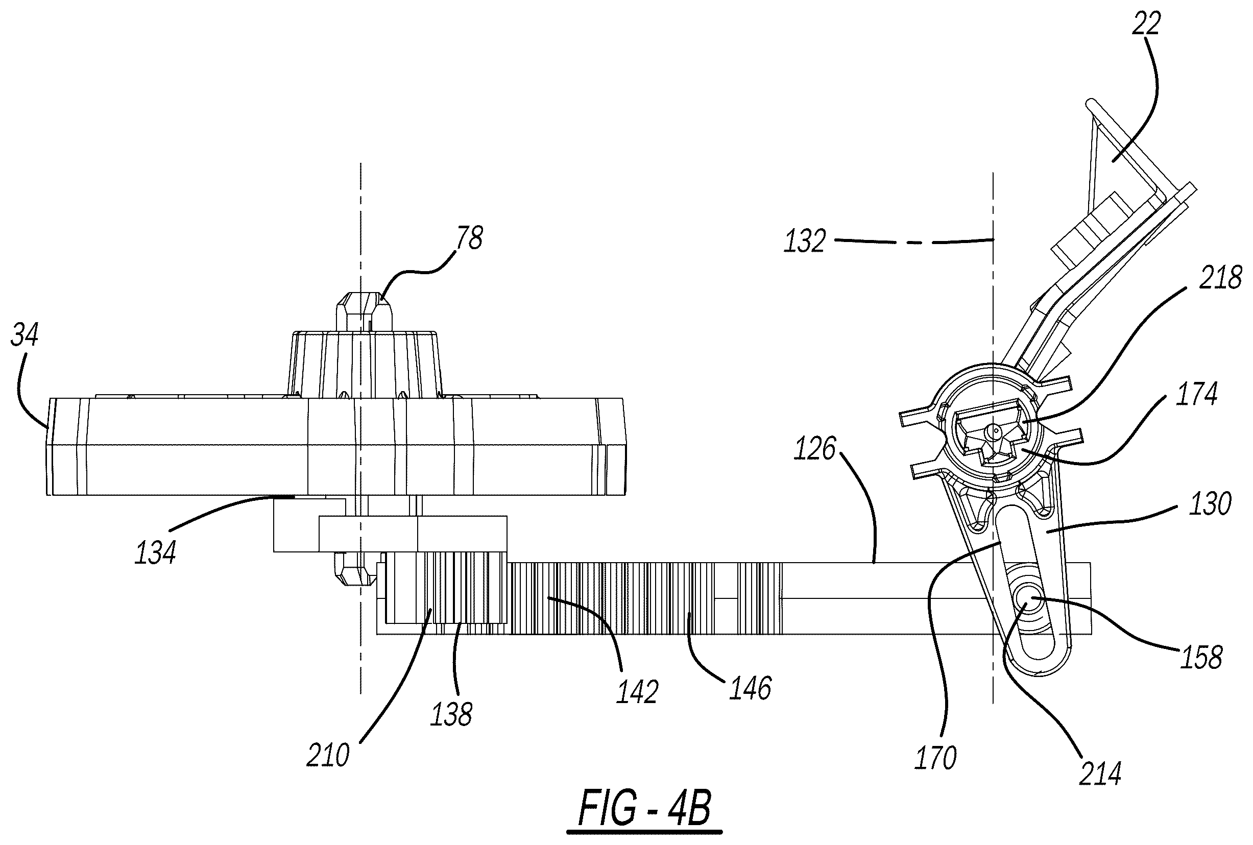 Patent US11815273 Figure 6 – Hvac door and linkage assembly for doors rotating along non-parallel axes