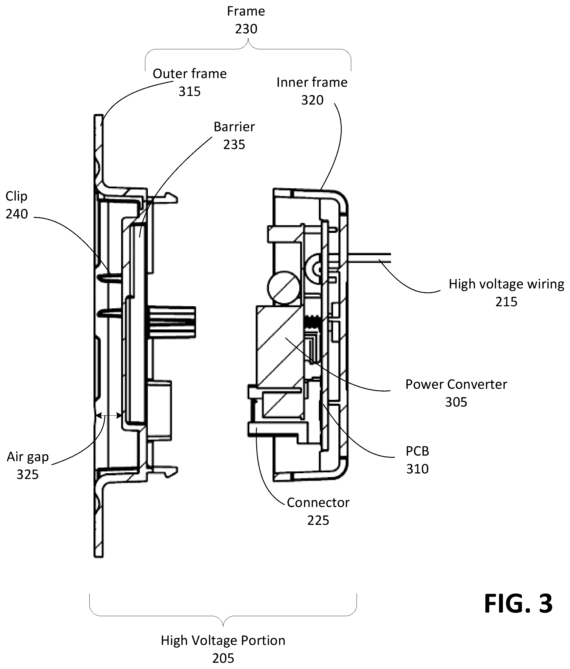 Patent US11815274 Figure 5 – Line voltage powered thermostat with wireless communication