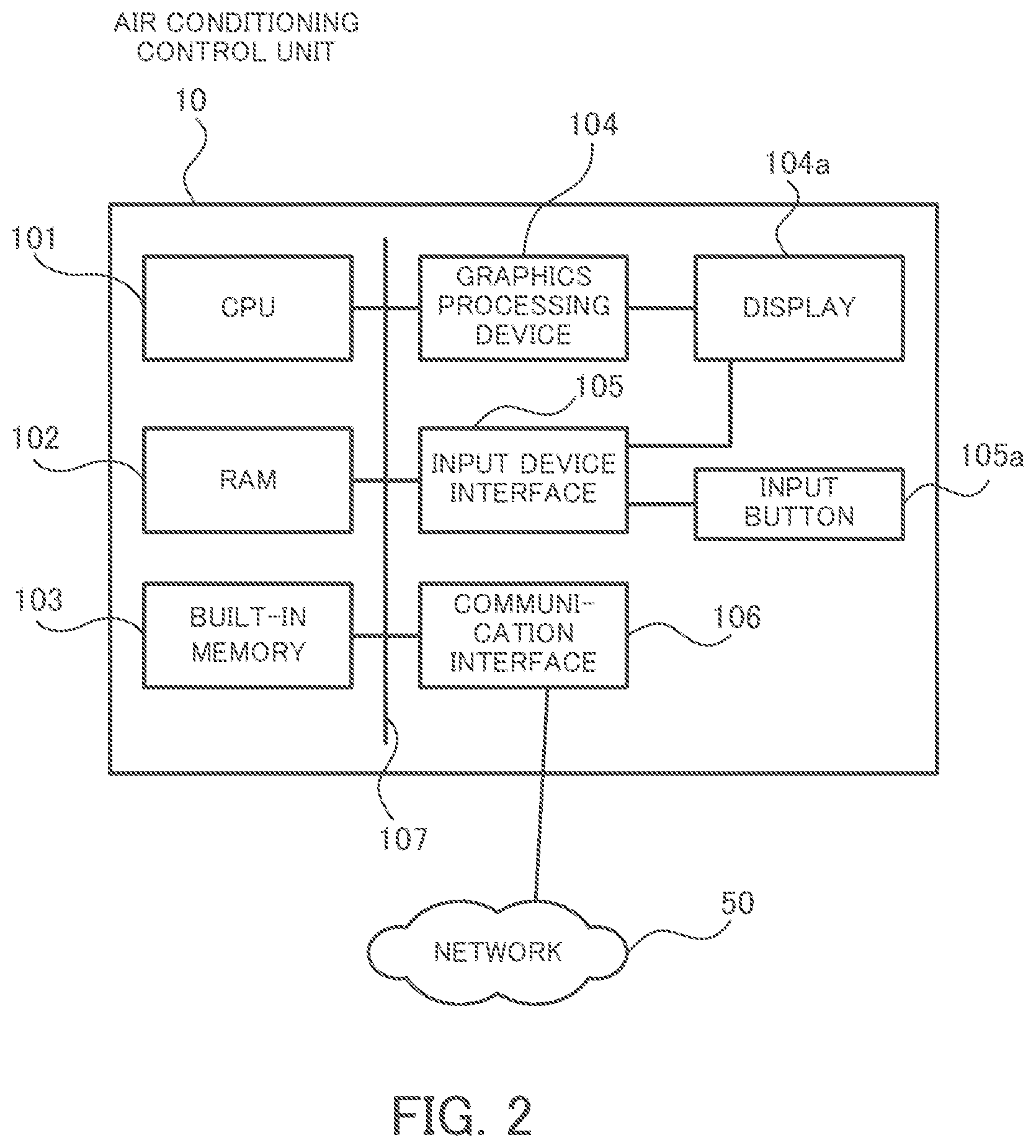 Patent US11815278 Figure 2 – Air conditioning apparatus and air conditioning method and neutralizing virus and bacteria in a room