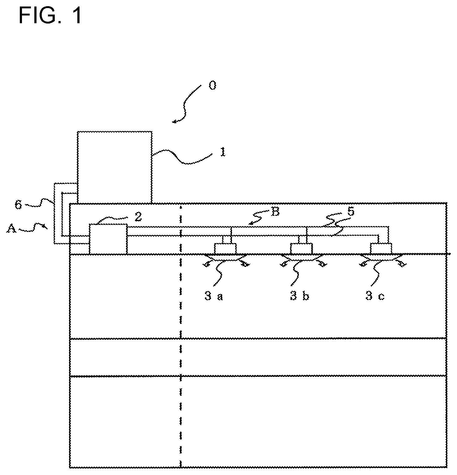 Patent US11815281 Figure 1 – Air-conditioning device with a heat medium heat exchanger