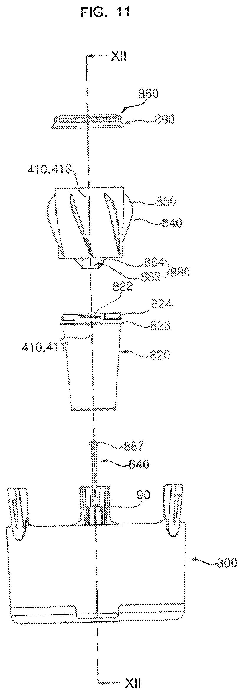 Patent US11815288 Figure 11 – Humidification and air cleaning apparatus