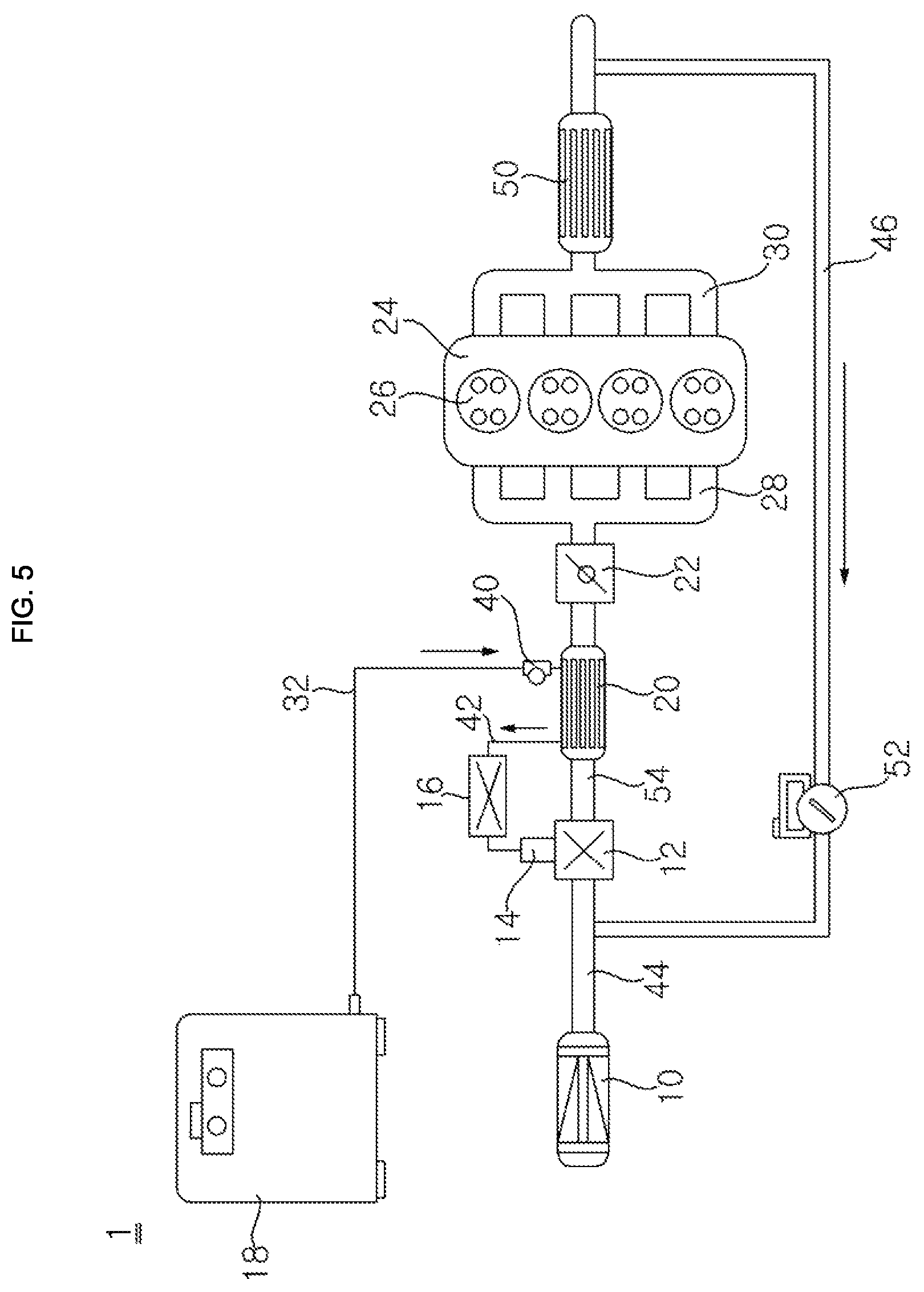 Patent US11815294 Figure 5 – Engine system