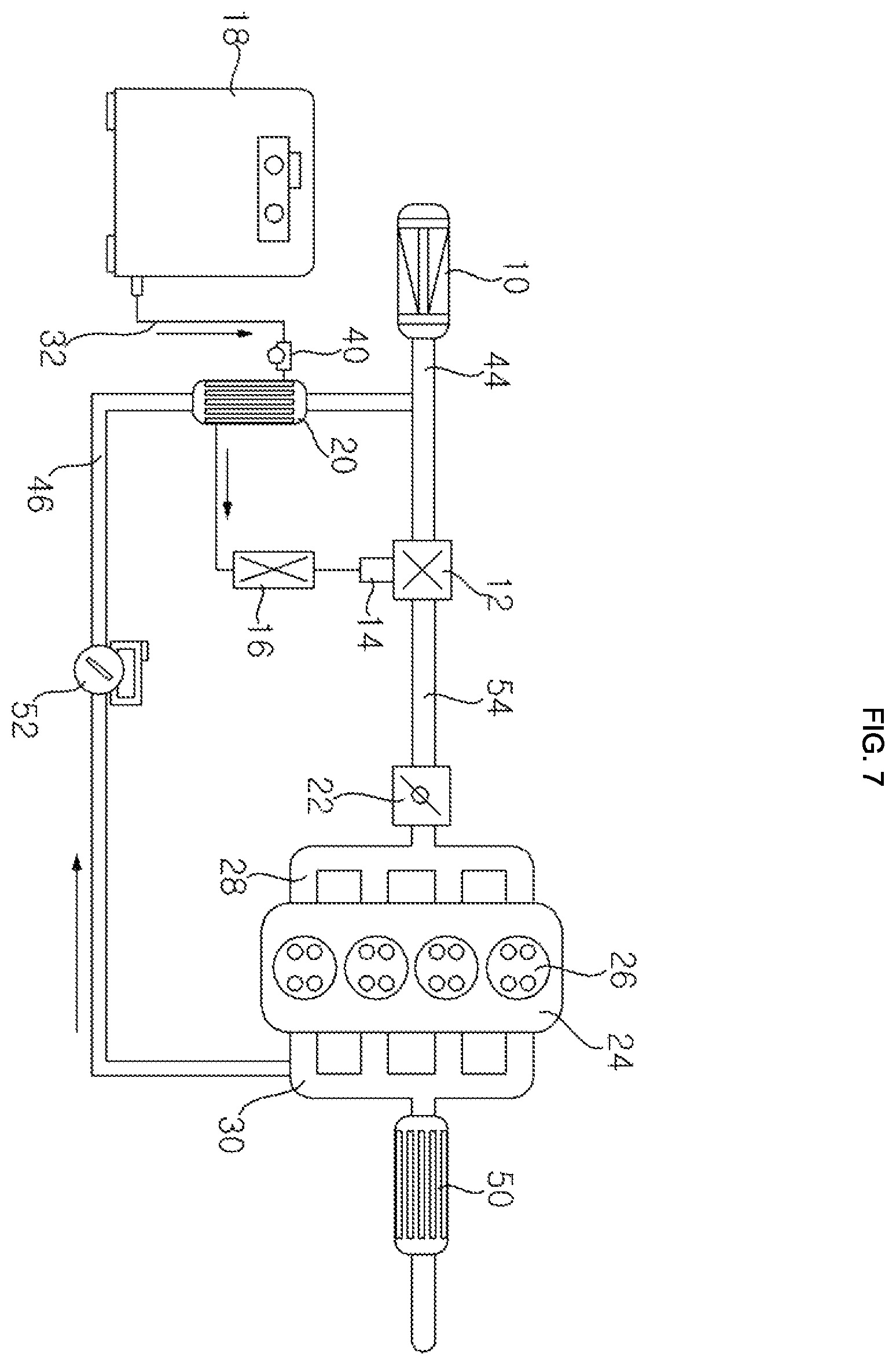 Patent US11815294 Figure 7 – Engine system