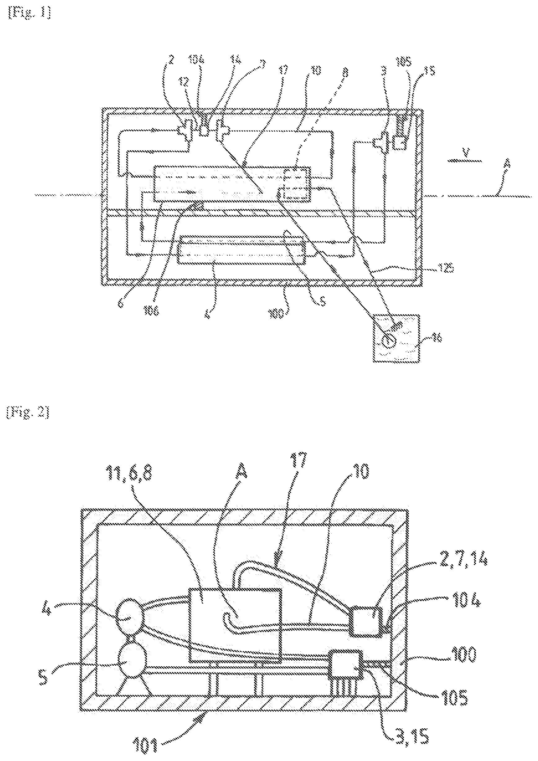 Patent US11815295 Figure 1 – Refrigeration device and facility