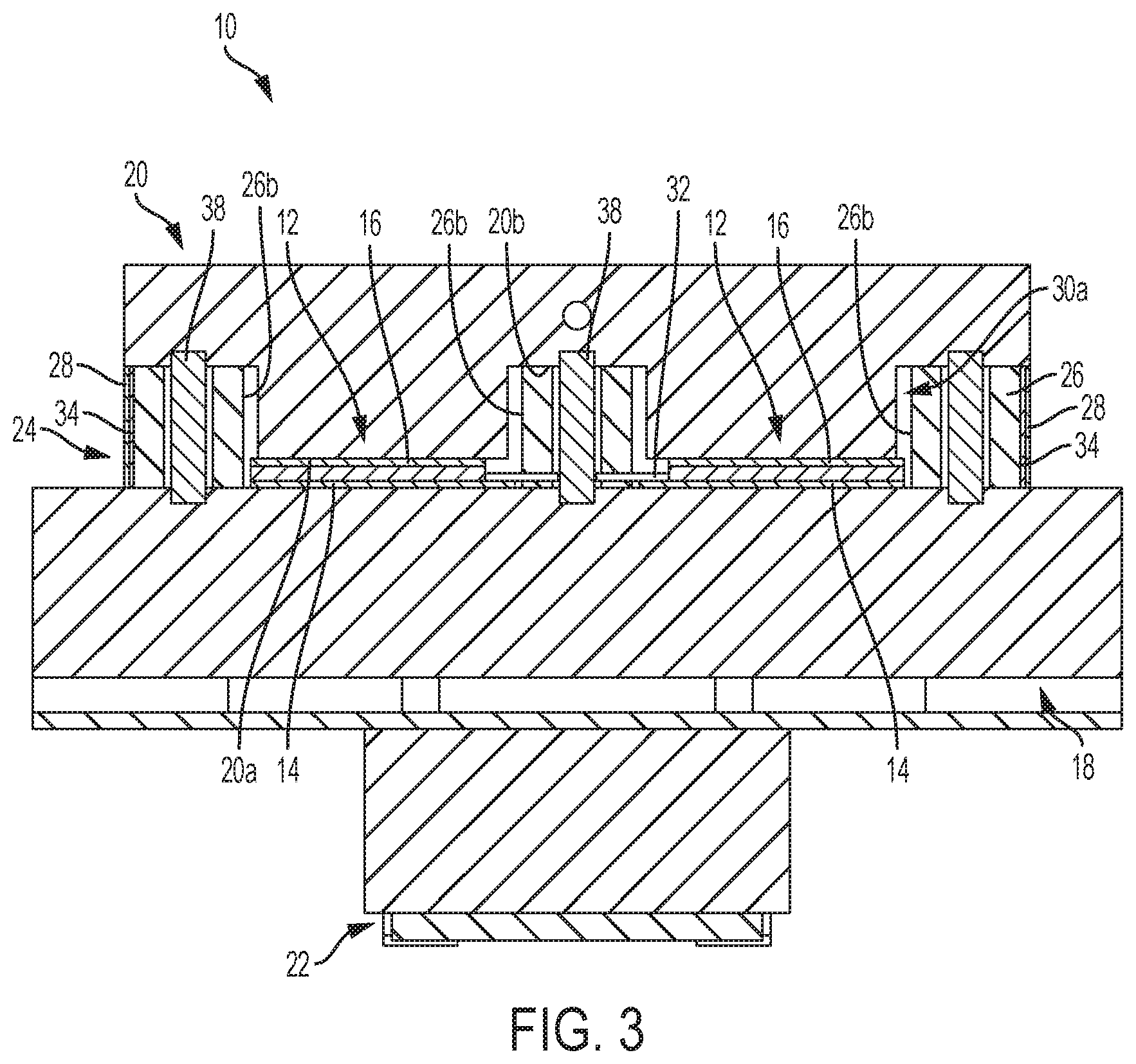 Patent US11815296 Figure 3 – Thermoelectric assembly sealing member with metal vapor barrier