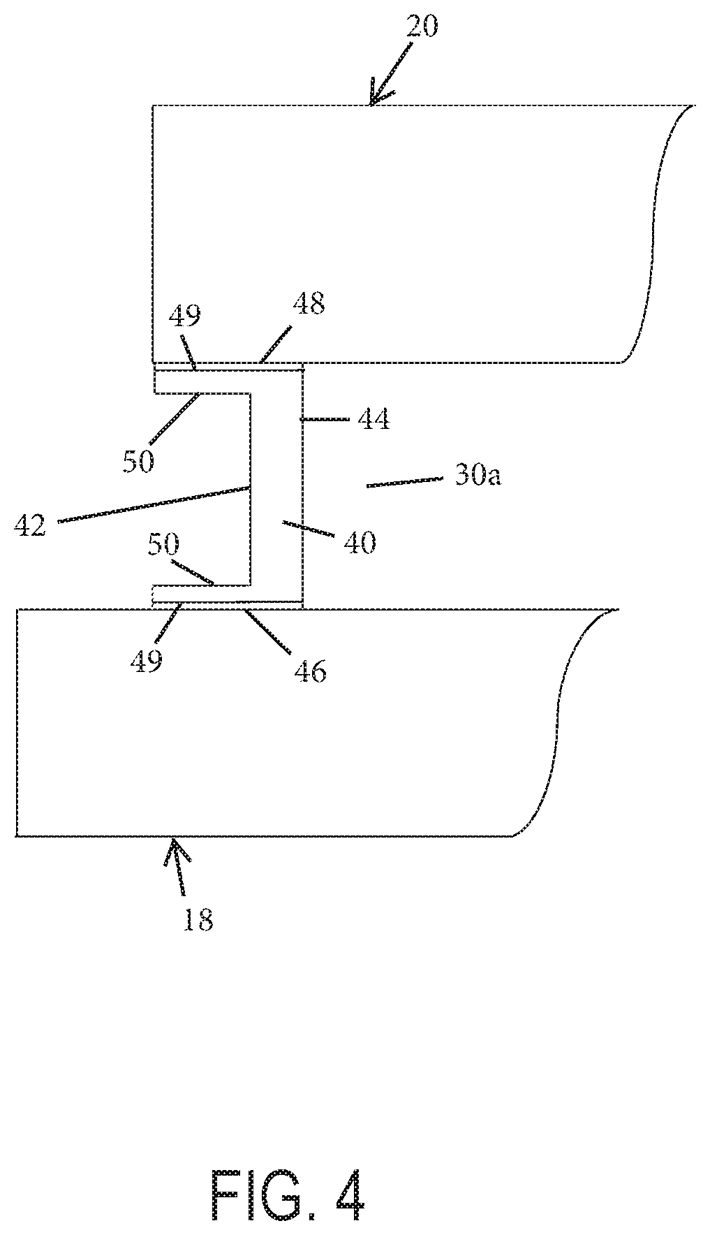 Patent US11815296 Figure 4 – Thermoelectric assembly sealing member with metal vapor barrier