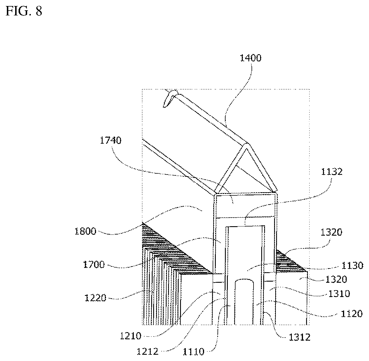 Patent US11815297 Figure 8 – Heat conversion device