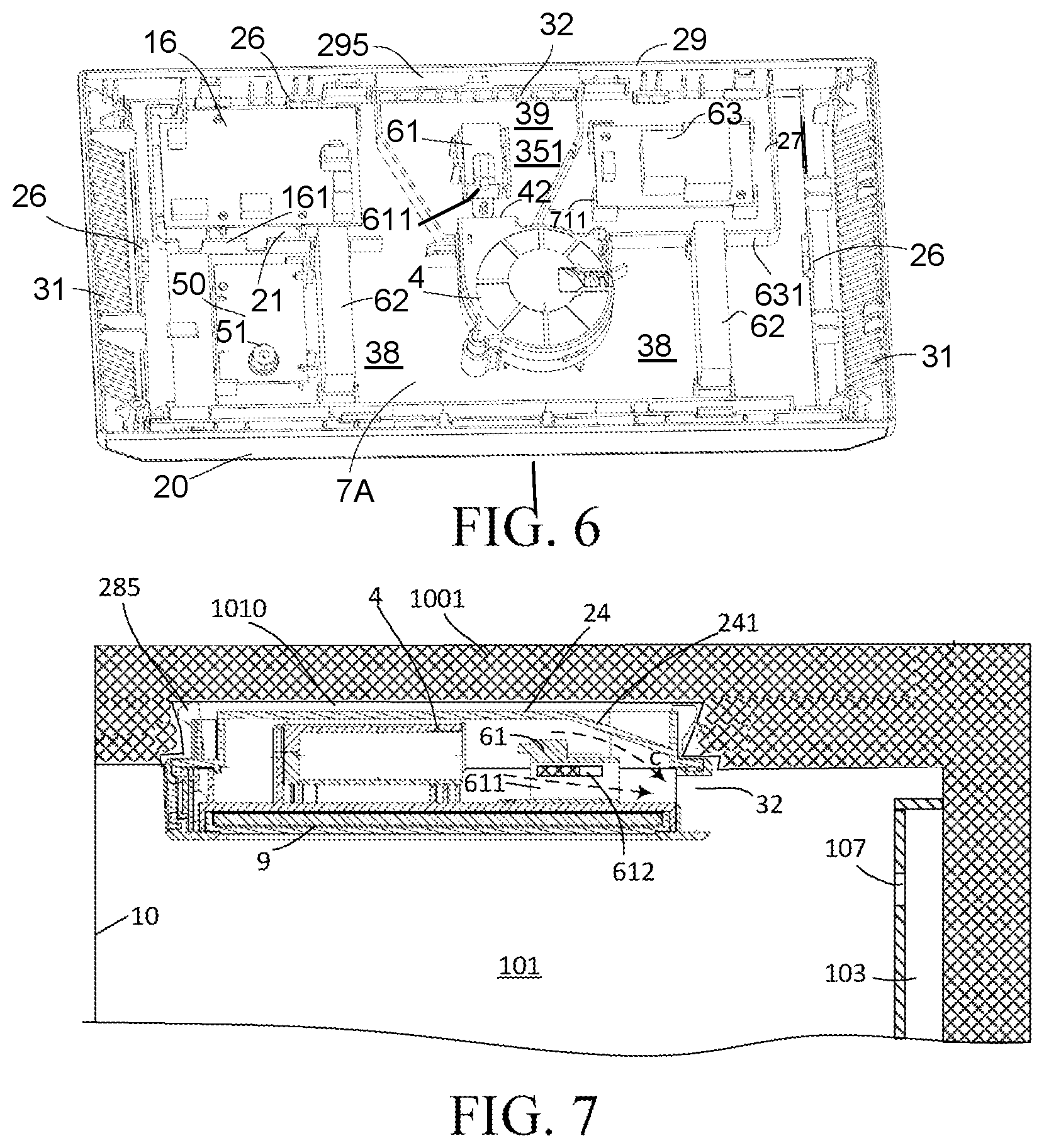 Patent US11815302 Figure 3 – Sanitation device for refrigerator