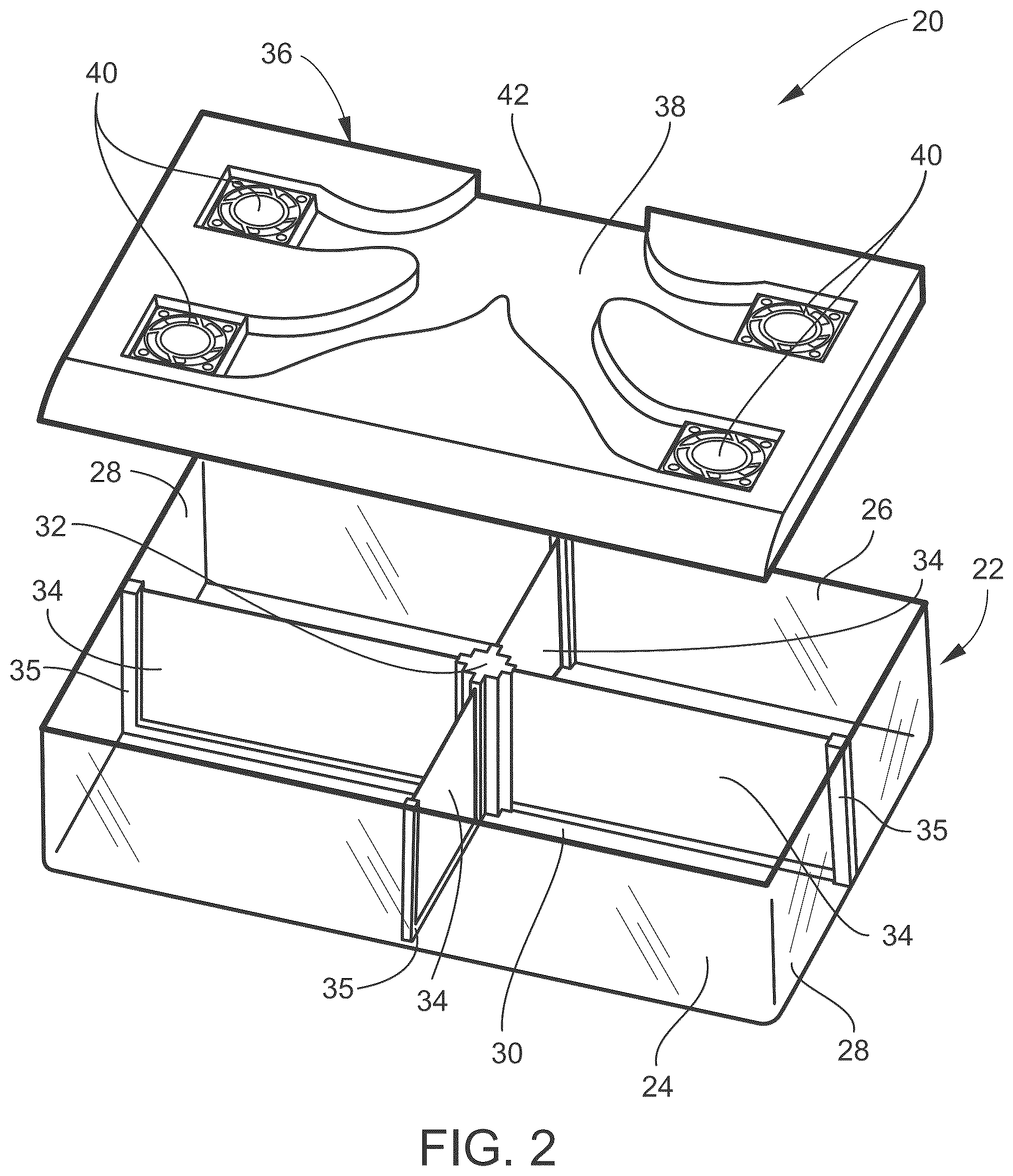 Patent US11815303 Figure 2 – Multi-select single refrigerating appliance drawer