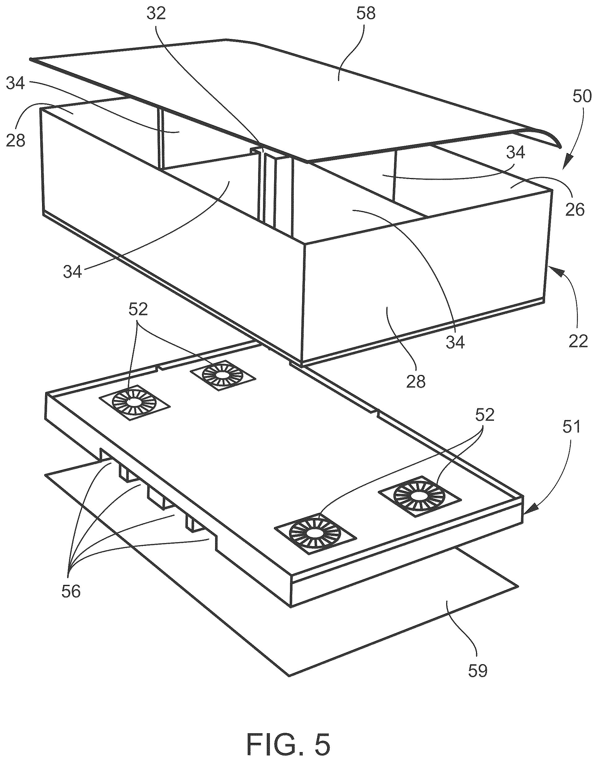 Patent US11815303 Figure 5 – Multi-select single refrigerating appliance drawer
