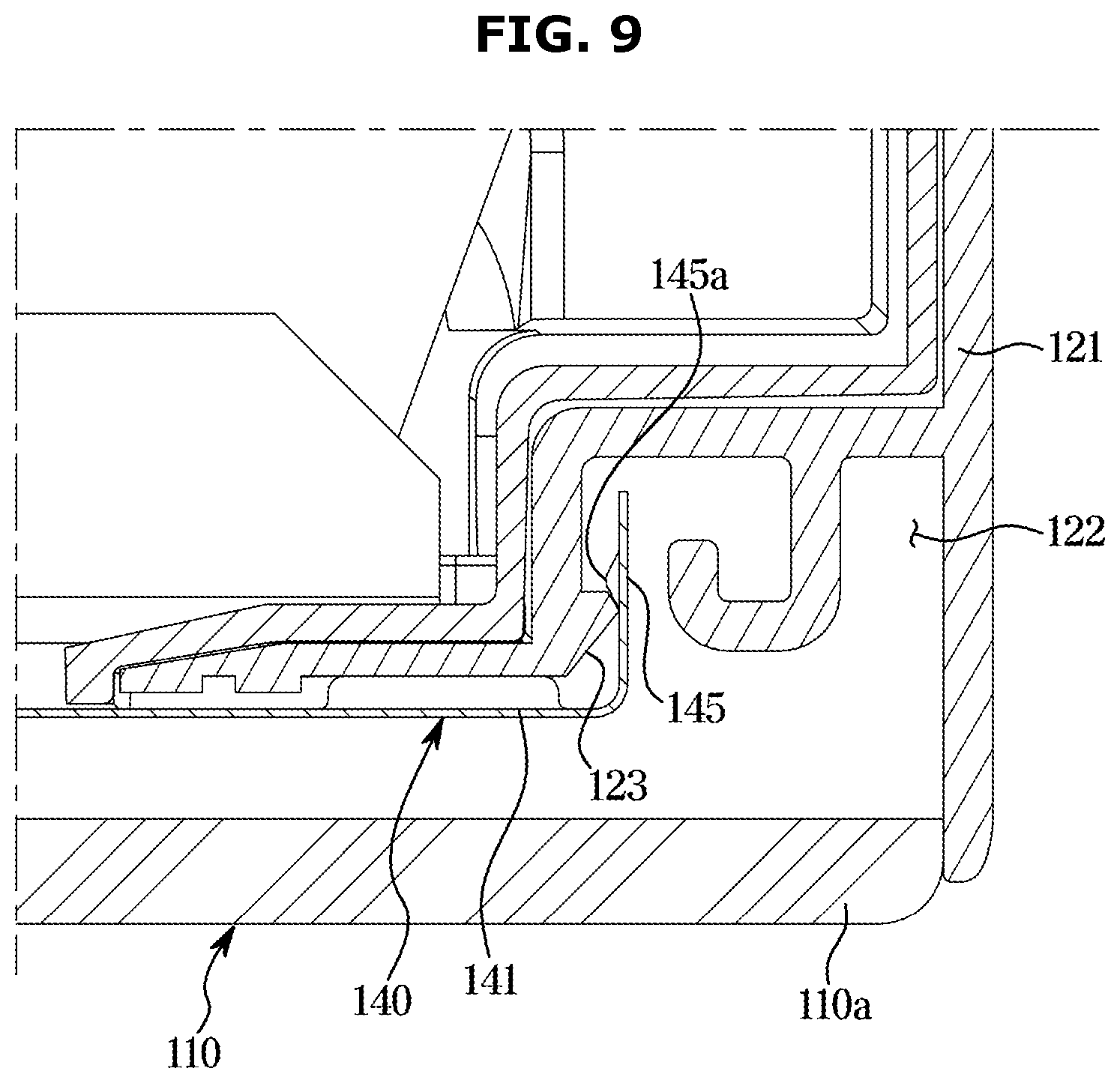 Patent US11815304 Figure 9 – Refrigerator