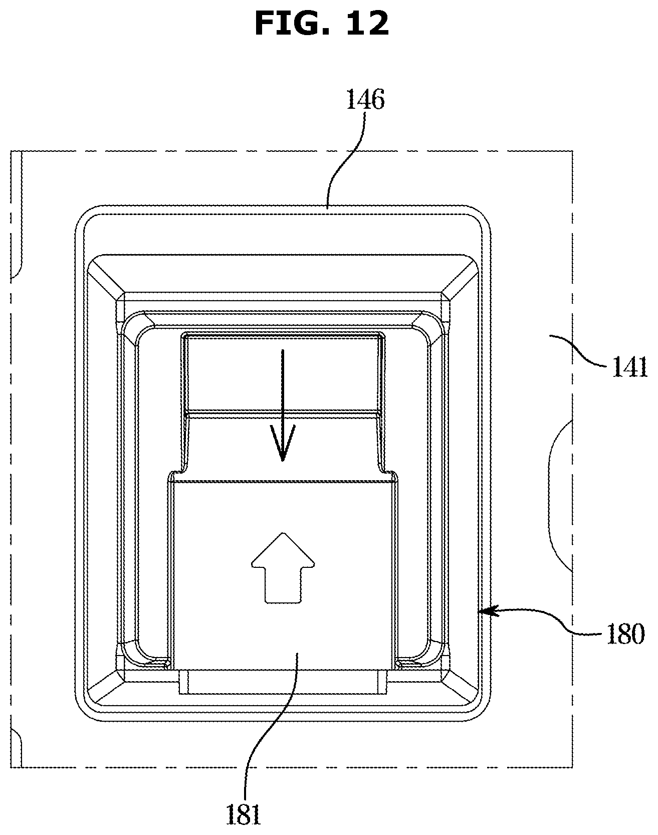 Patent US11815304 Figure 12 – Refrigerator