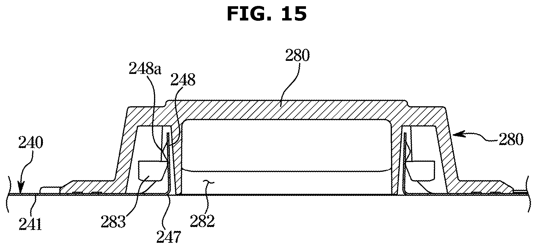 Patent US11815304 Figure 15 – Refrigerator