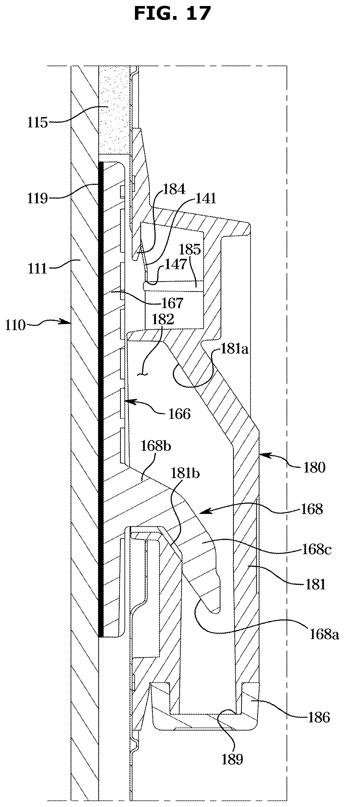 Patent US11815304 Figure 17 – Refrigerator