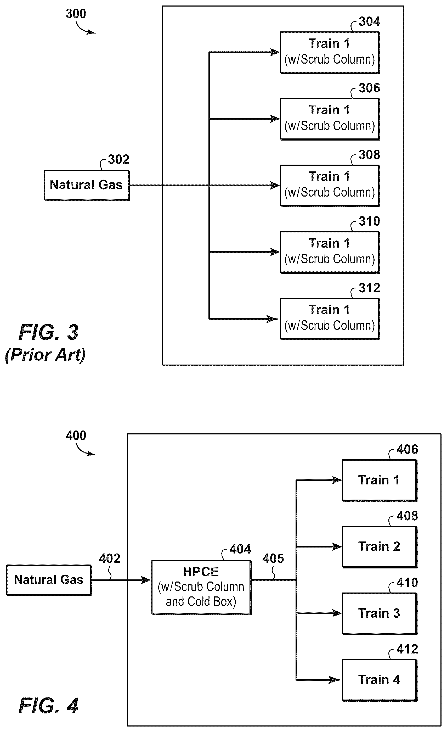 Patent US11815308 Figure 3 – Pretreatment and pre-cooling of natural gas by high pressure compression and expansion