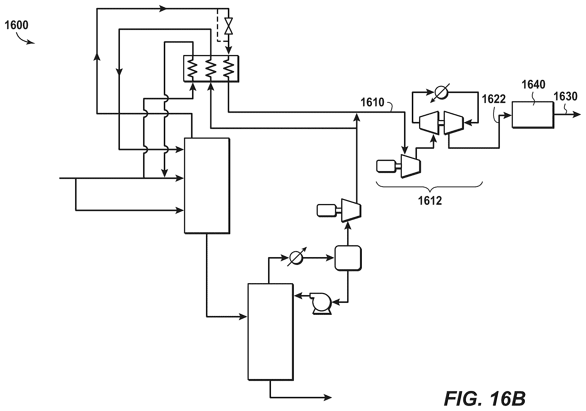Patent US11815308 Figure 15 – Pretreatment and pre-cooling of natural gas by high pressure compression and expansion
