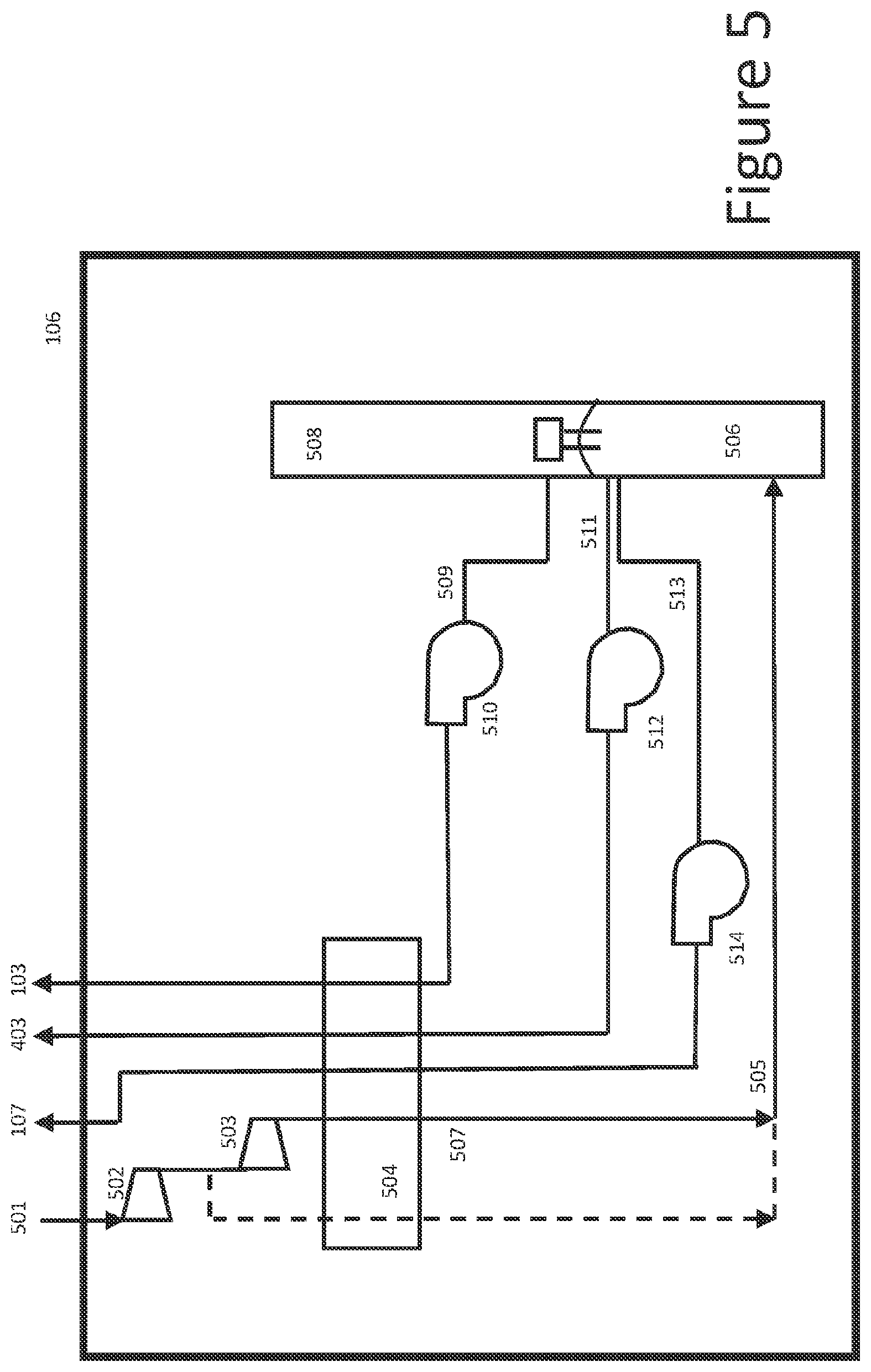 Patent US11815309 Figure 5 – Integration of hydrogen liquefaction with gas processing units