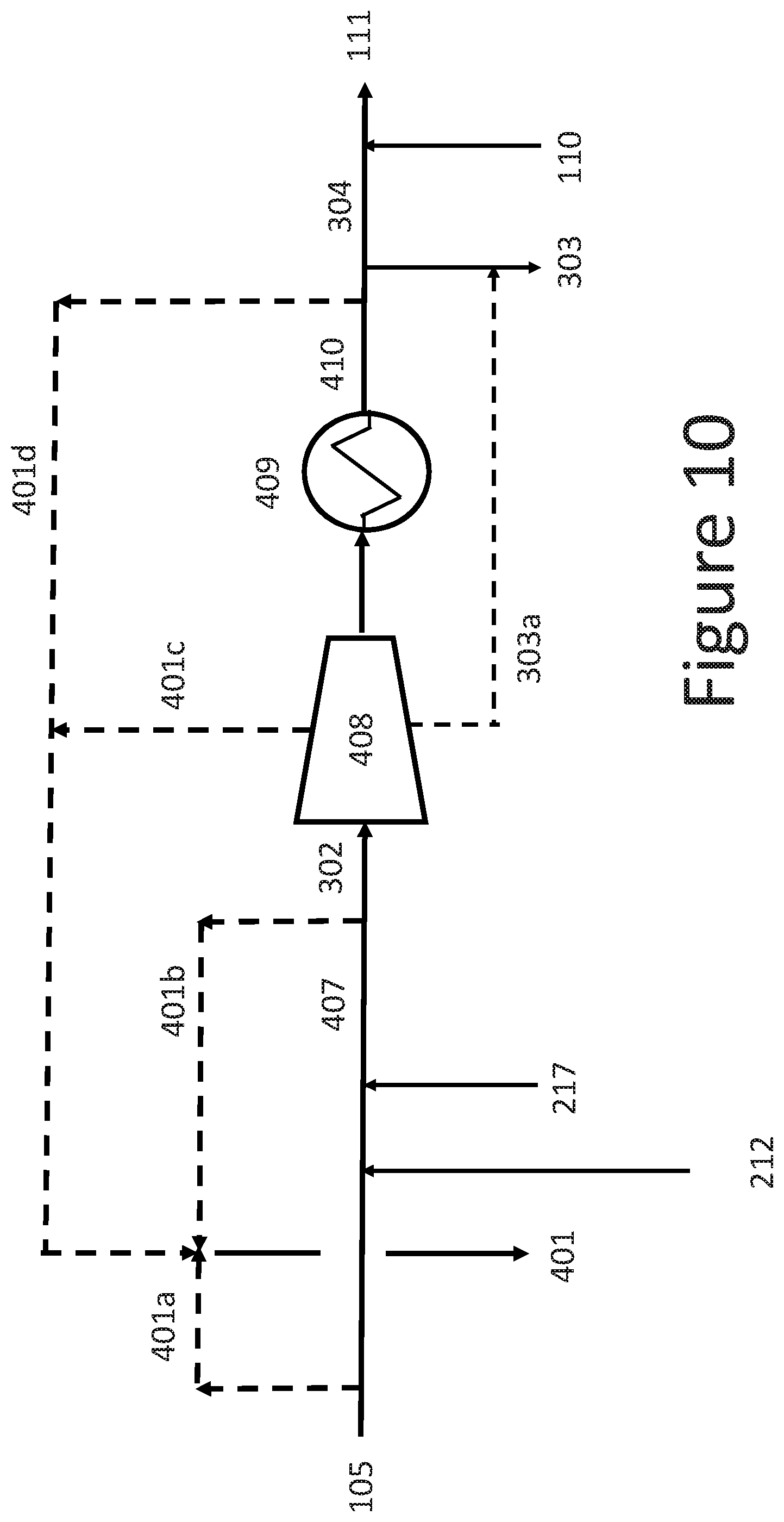 Patent US11815309 Figure 10 – Integration of hydrogen liquefaction with gas processing units