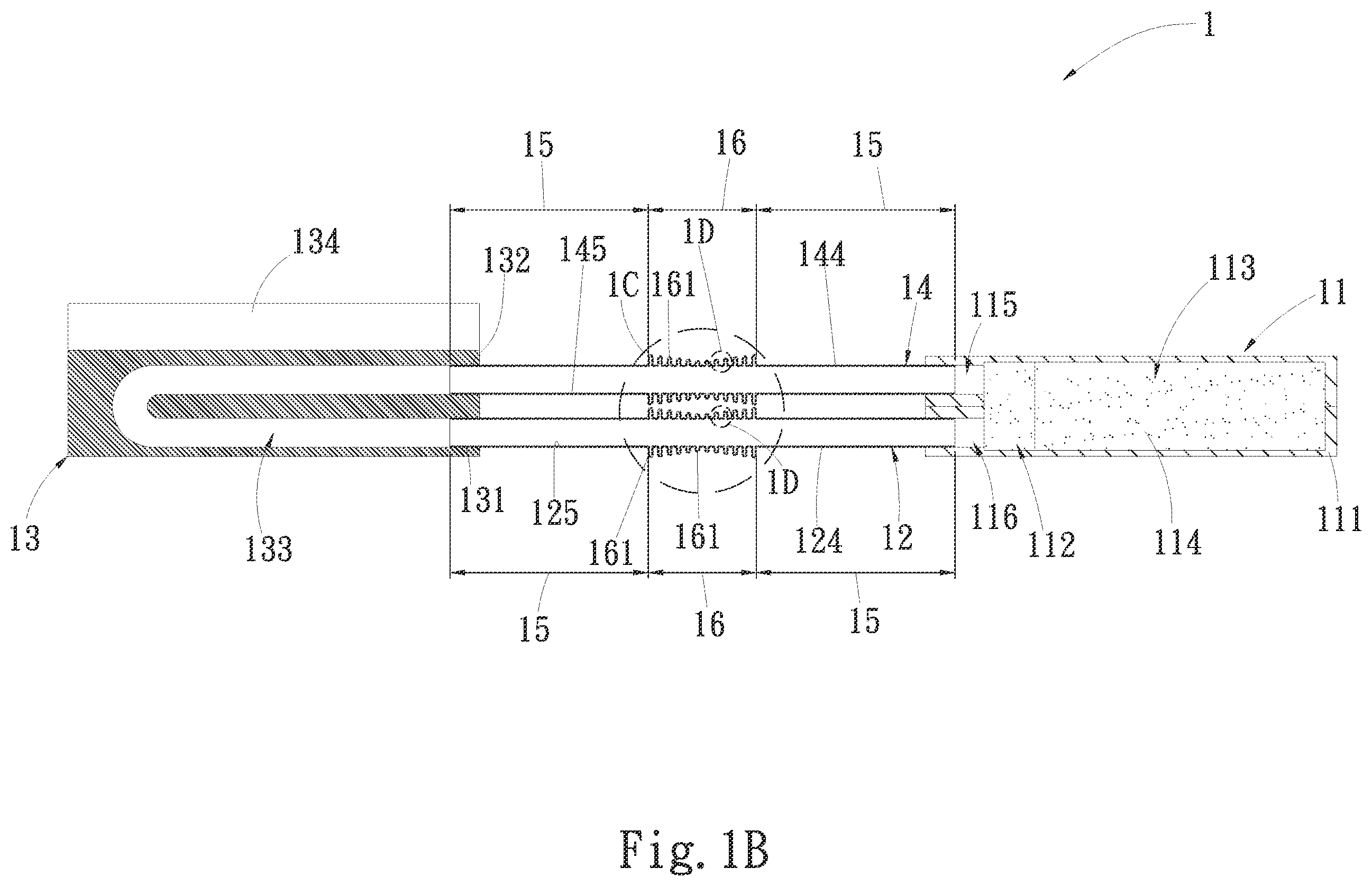 Patent US11815315 Figure 2 – Flexible heat dissipation device