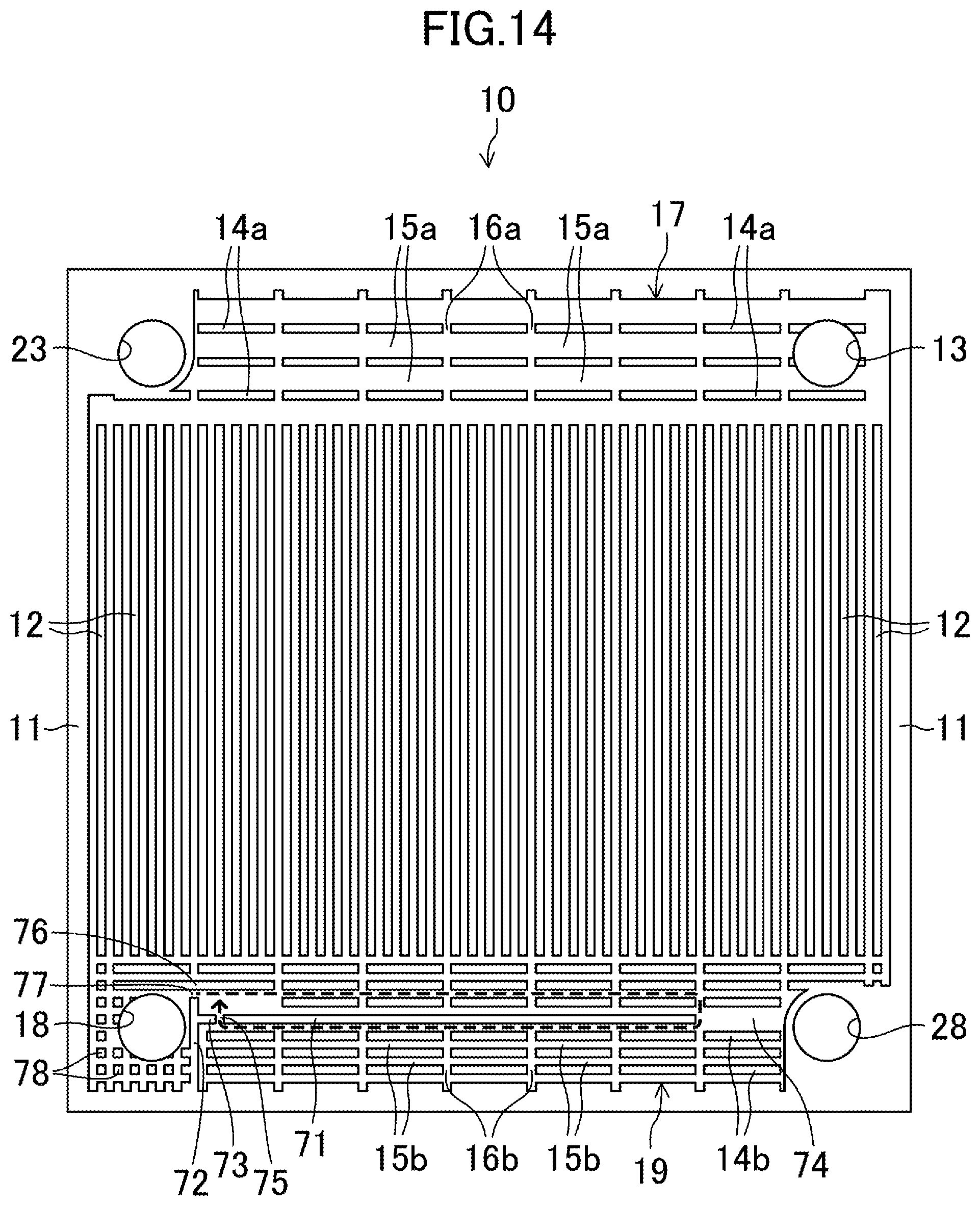 Patent US11815316 Figure 12 – Heat exchanger and heat pump system having same