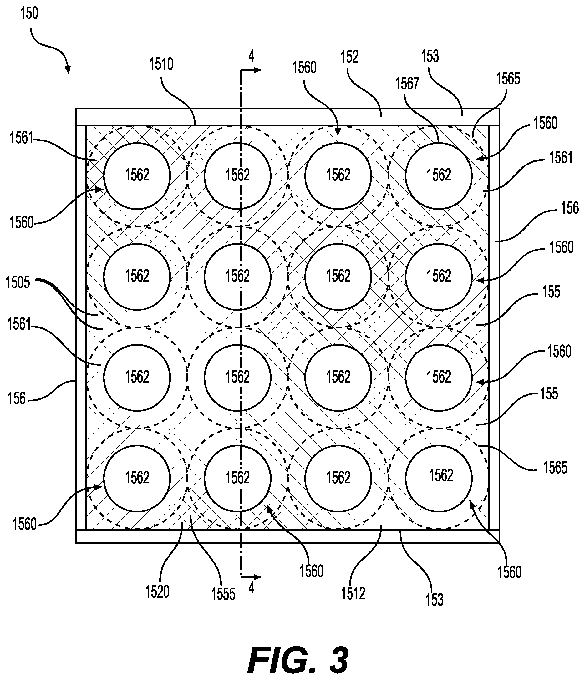 Patent US11815319 Figure 3 – Heat exchanger system having a mesh panel