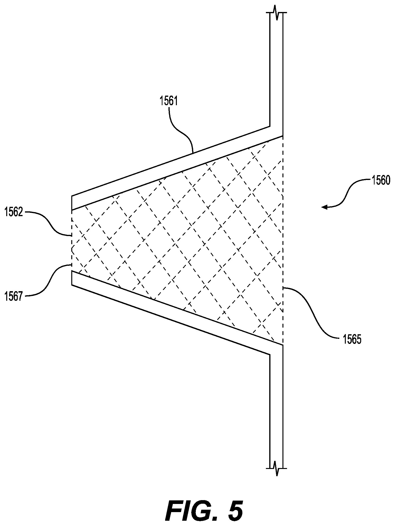 Patent US11815319 Figure 5 – Heat exchanger system having a mesh panel