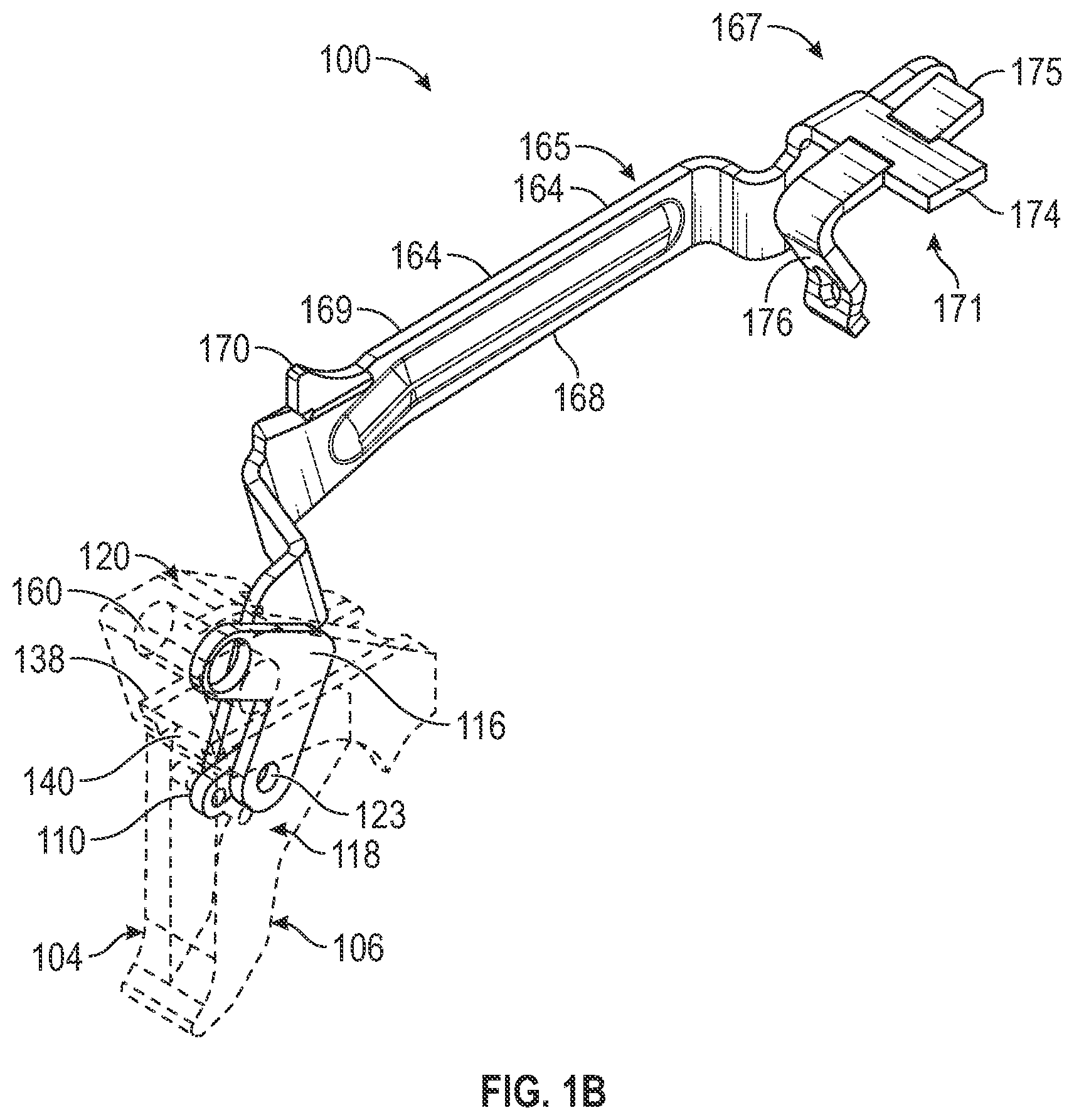 Patent US11815321 Figure 2 – System and method for a linear trigger assembly