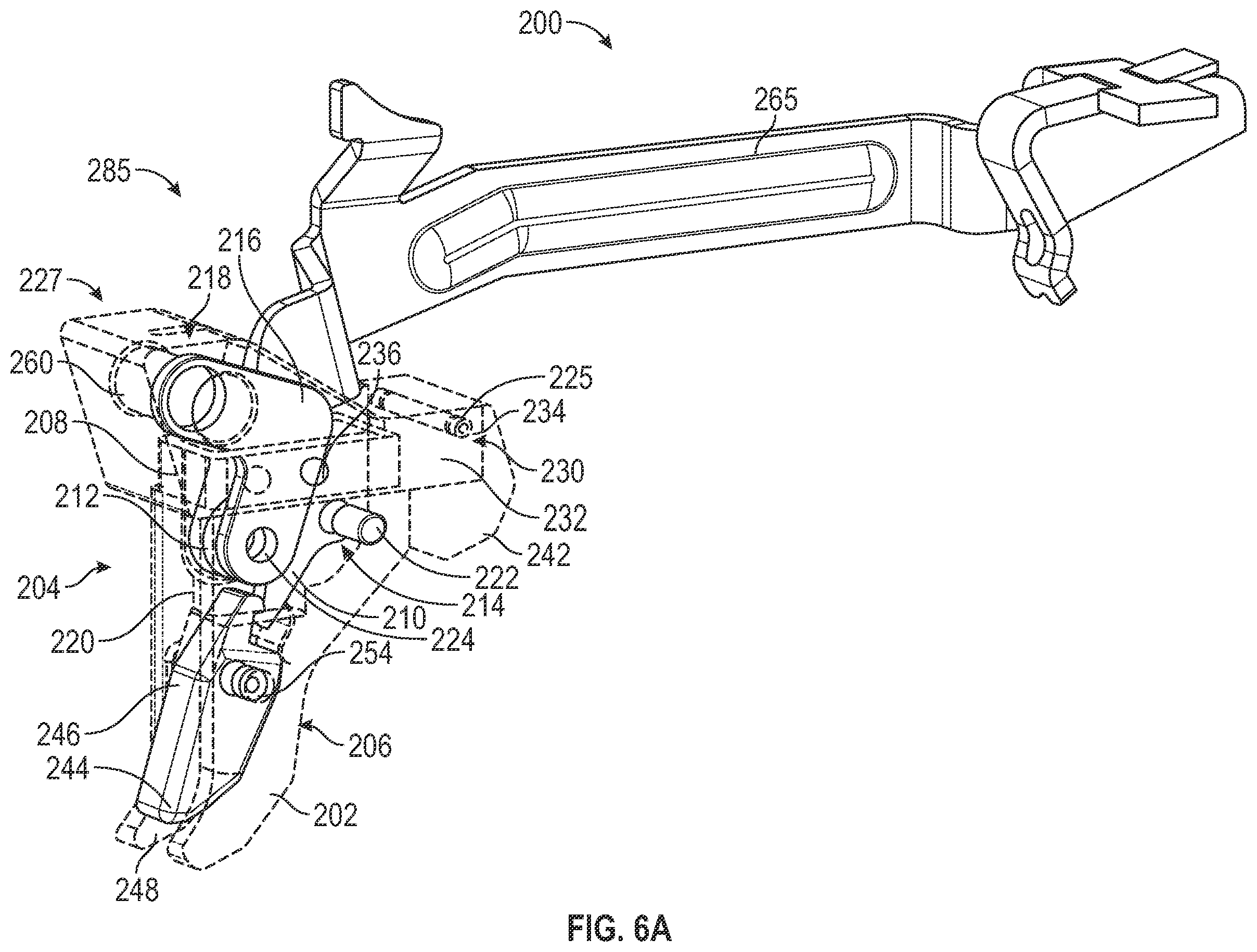 Patent US11815321 Figure 12 – System and method for a linear trigger assembly