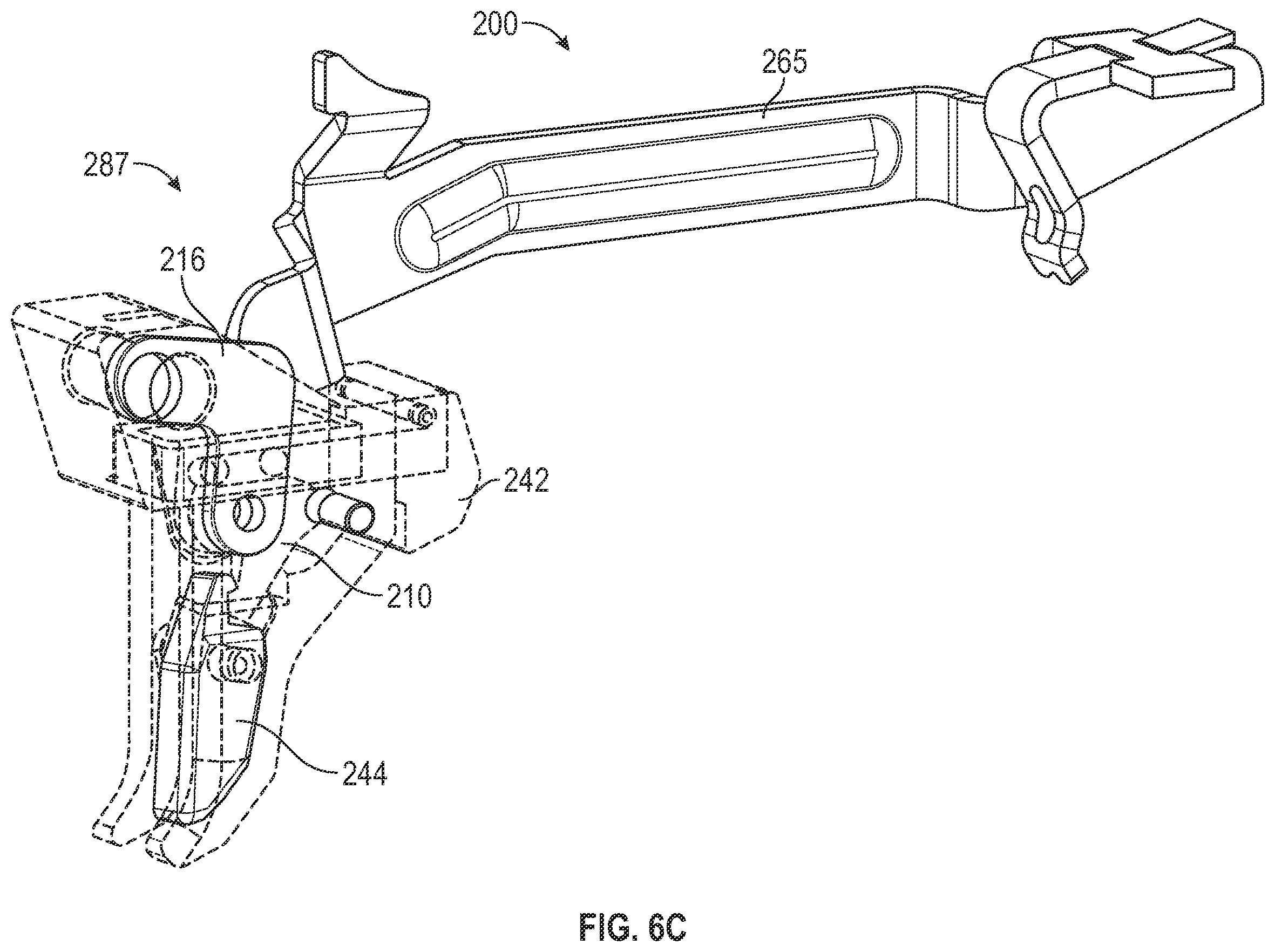 Patent US11815321 Figure 14 – System and method for a linear trigger assembly
