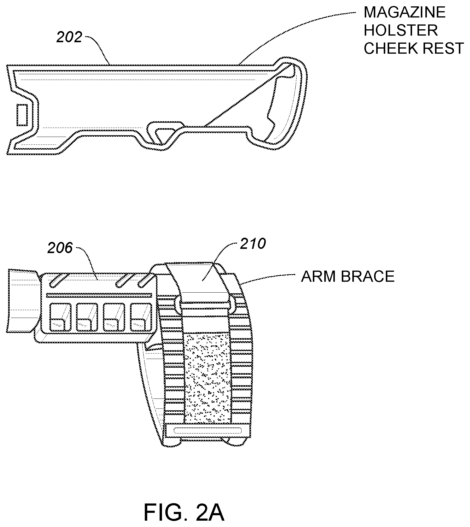 Patent US11815322 Figure 2 – Method and apparatus for providing a module for firearm modification via an existing firing control unit