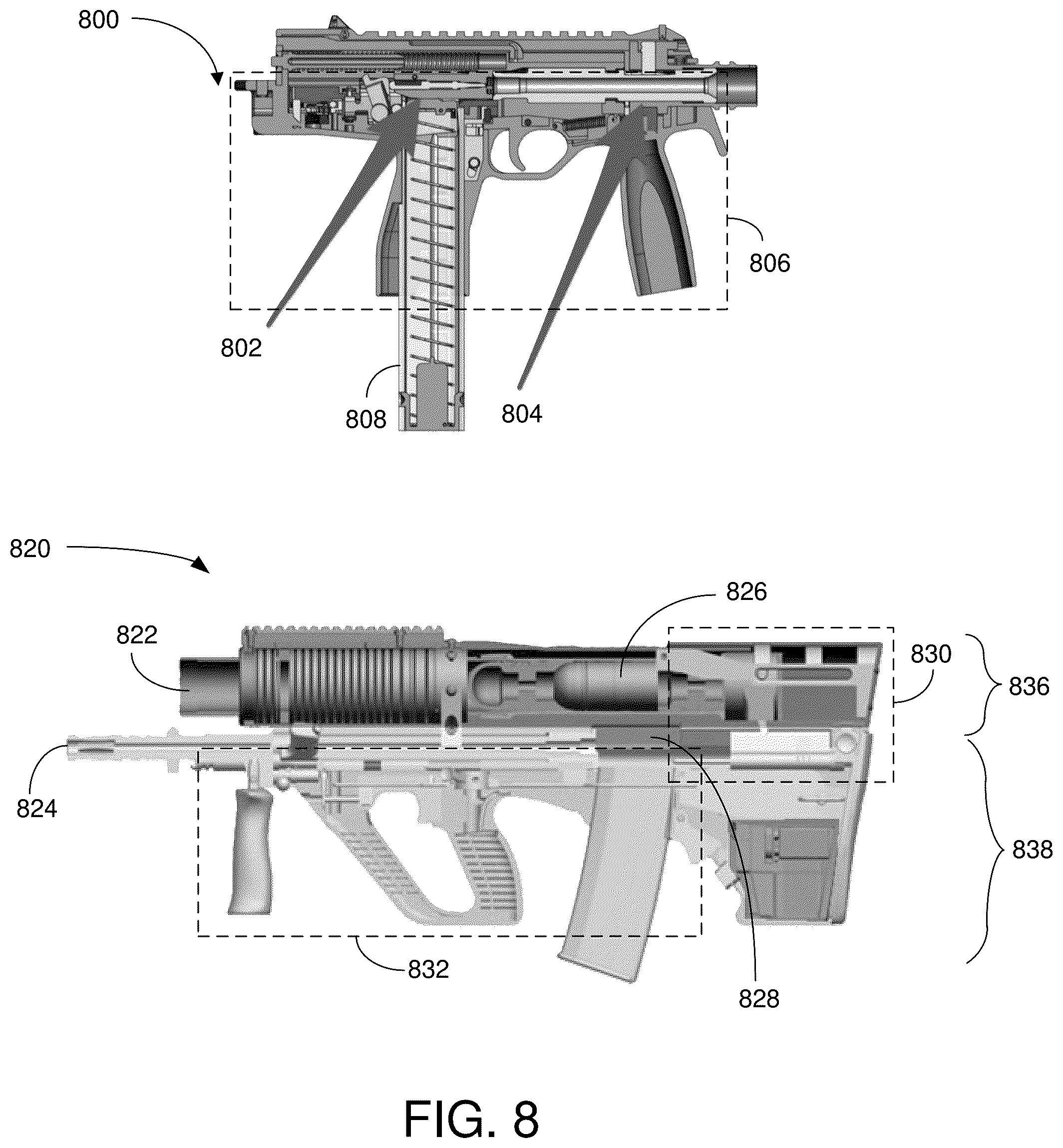 Patent US11815322 Figure 9 – Method and apparatus for providing a module for firearm modification via an existing firing control unit