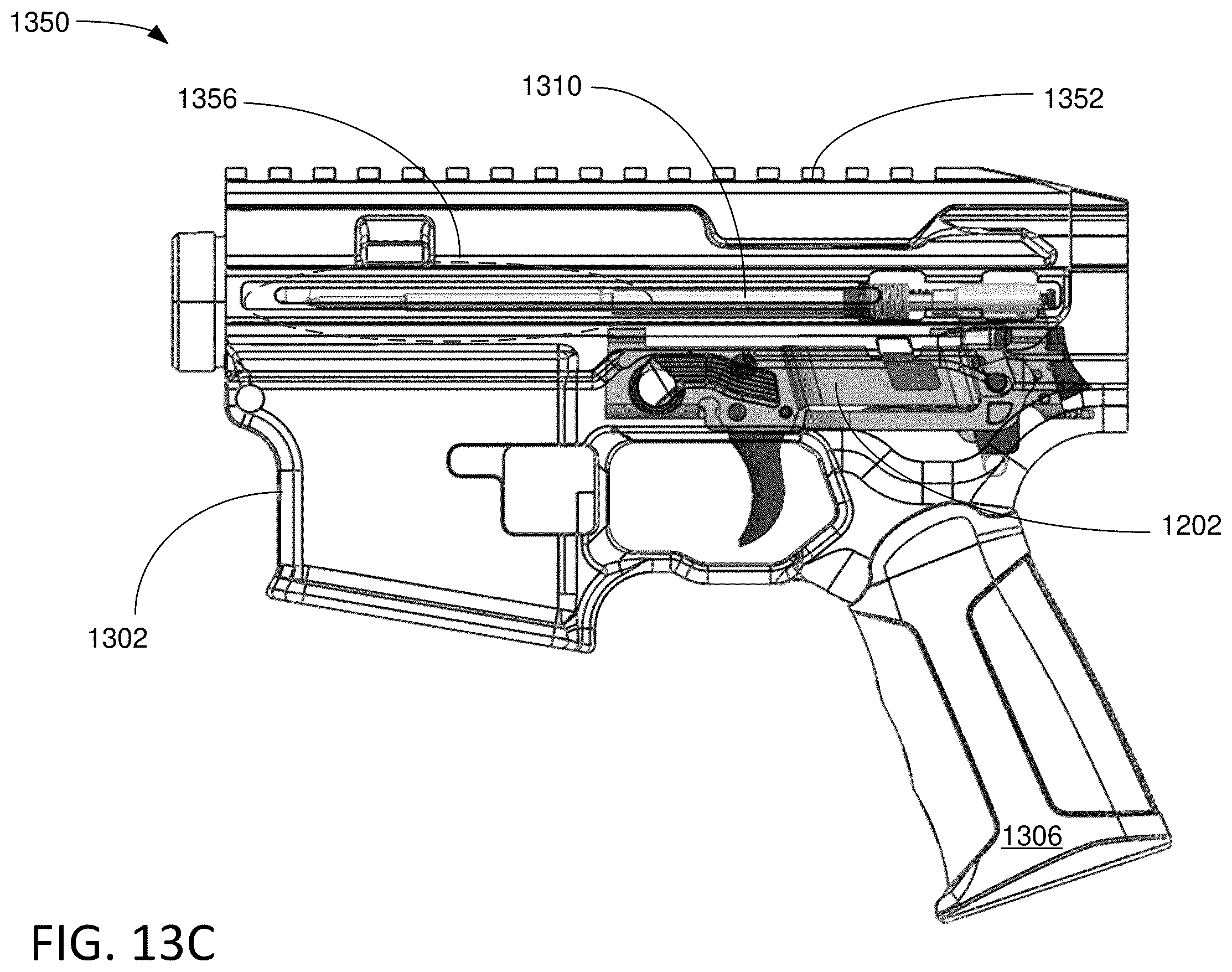 Patent US11815322 Figure 20 – Method and apparatus for providing a module for firearm modification via an existing firing control unit