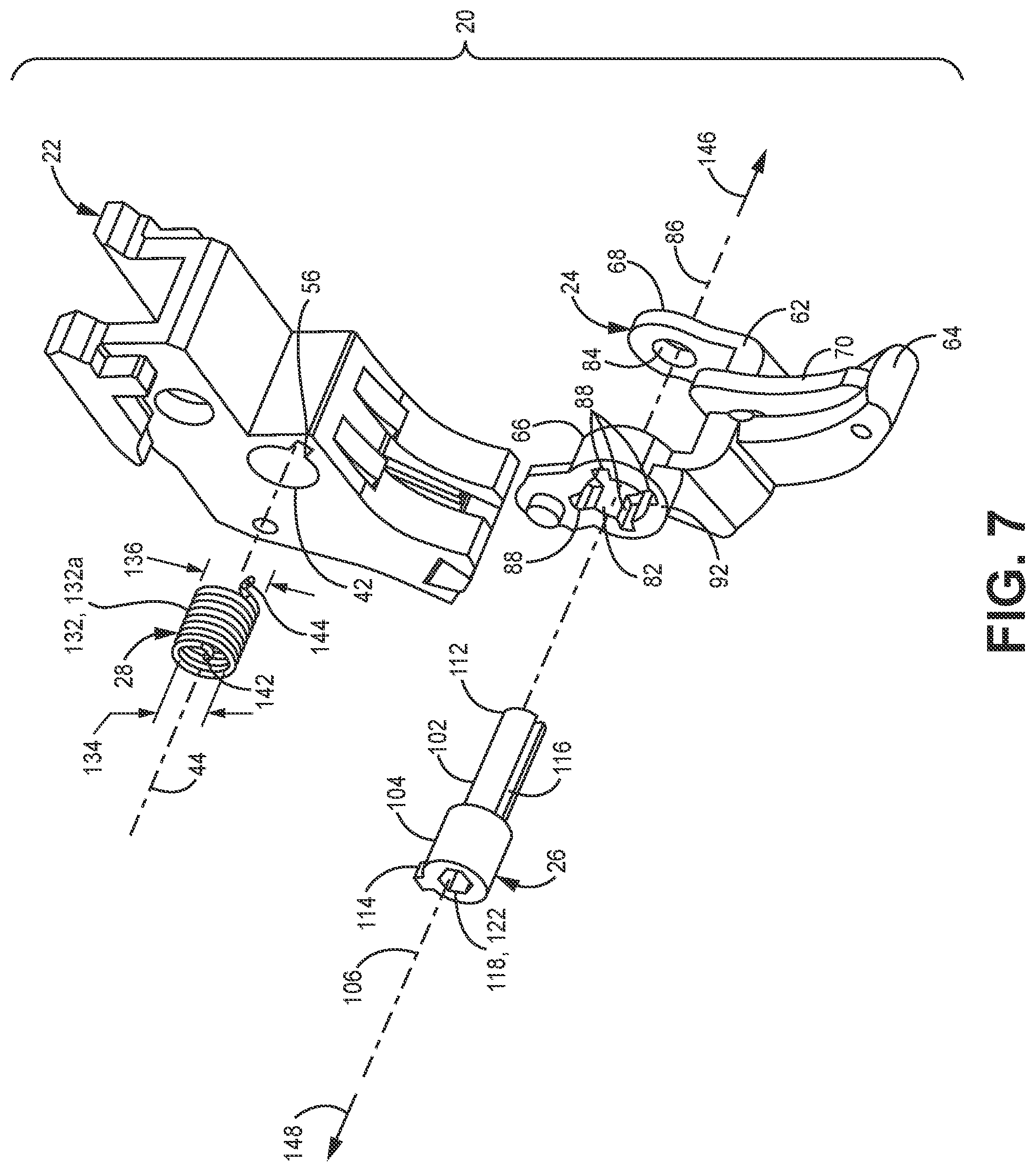 Patent US11815323 Figure 4 – Adjustable force trigger mechanism