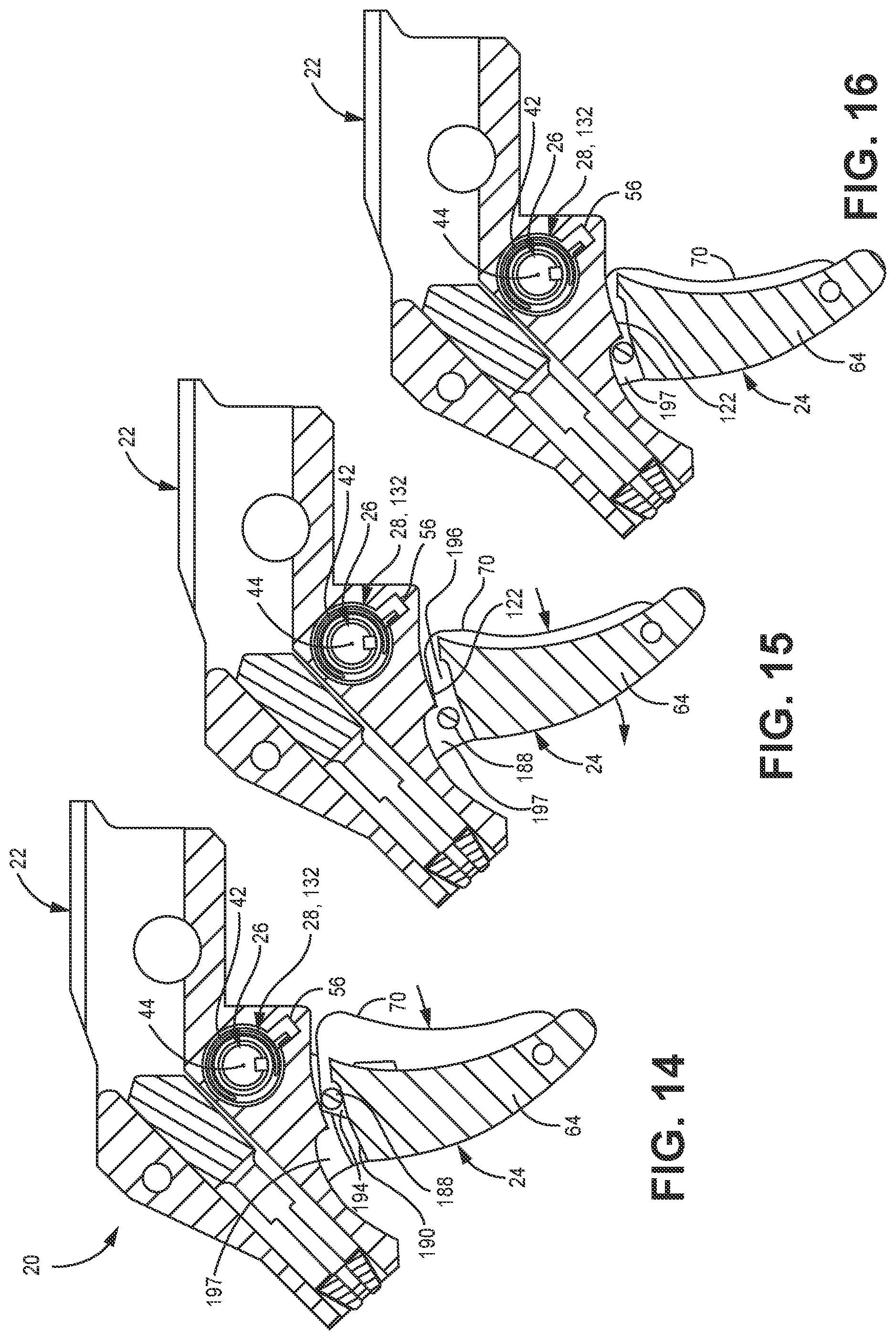 Patent US11815323 Figure 8 – Adjustable force trigger mechanism