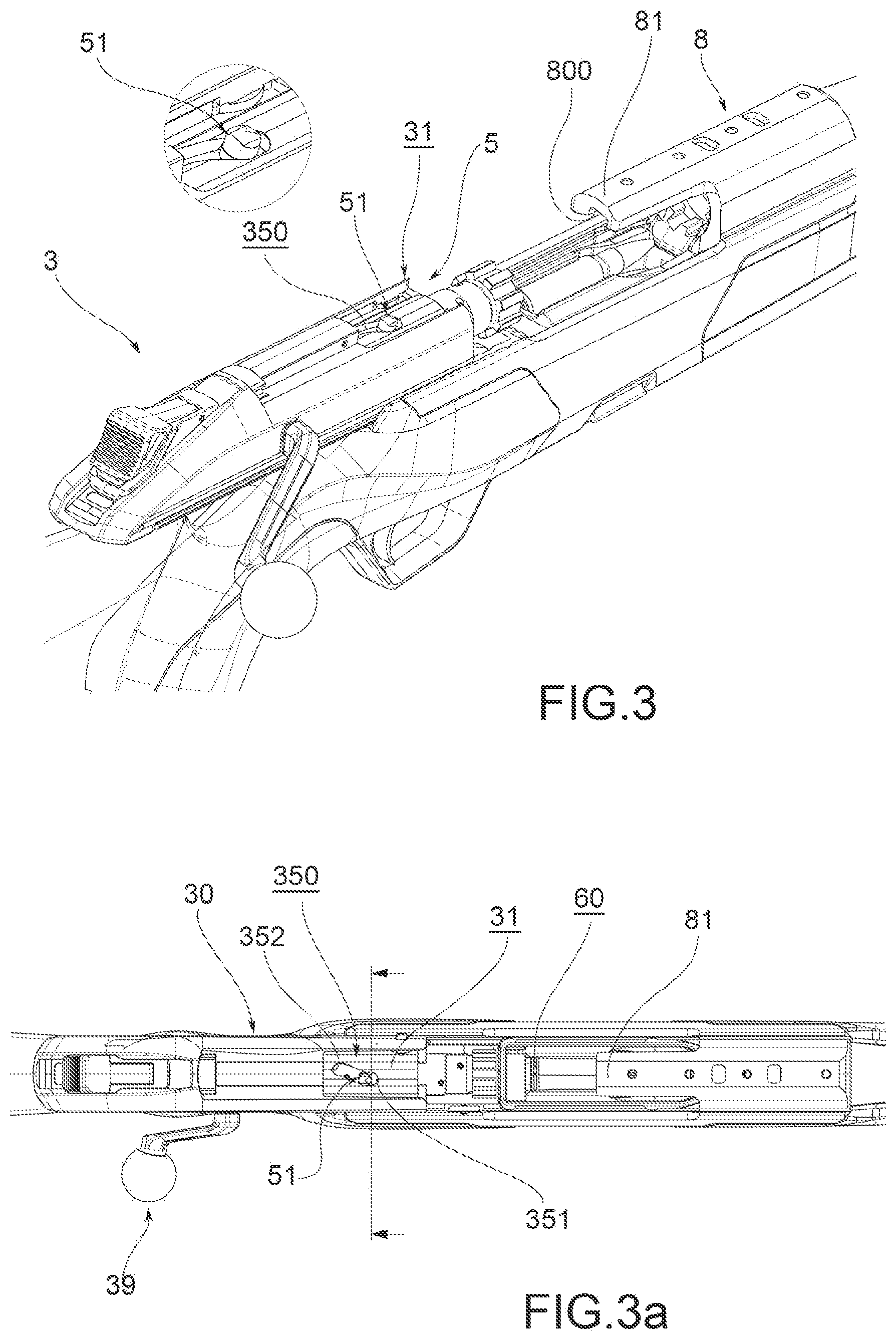 Patent US11815324 Figure 4 – Rifle with shutter group