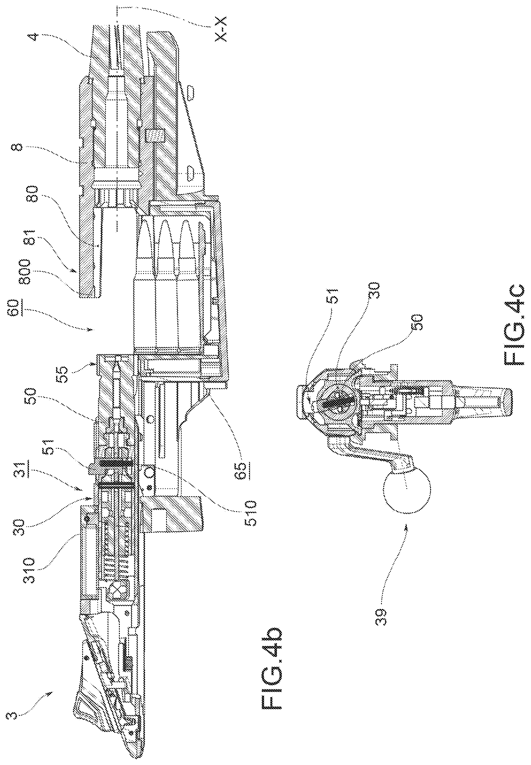 Patent US11815324 Figure 7 – Rifle with shutter group