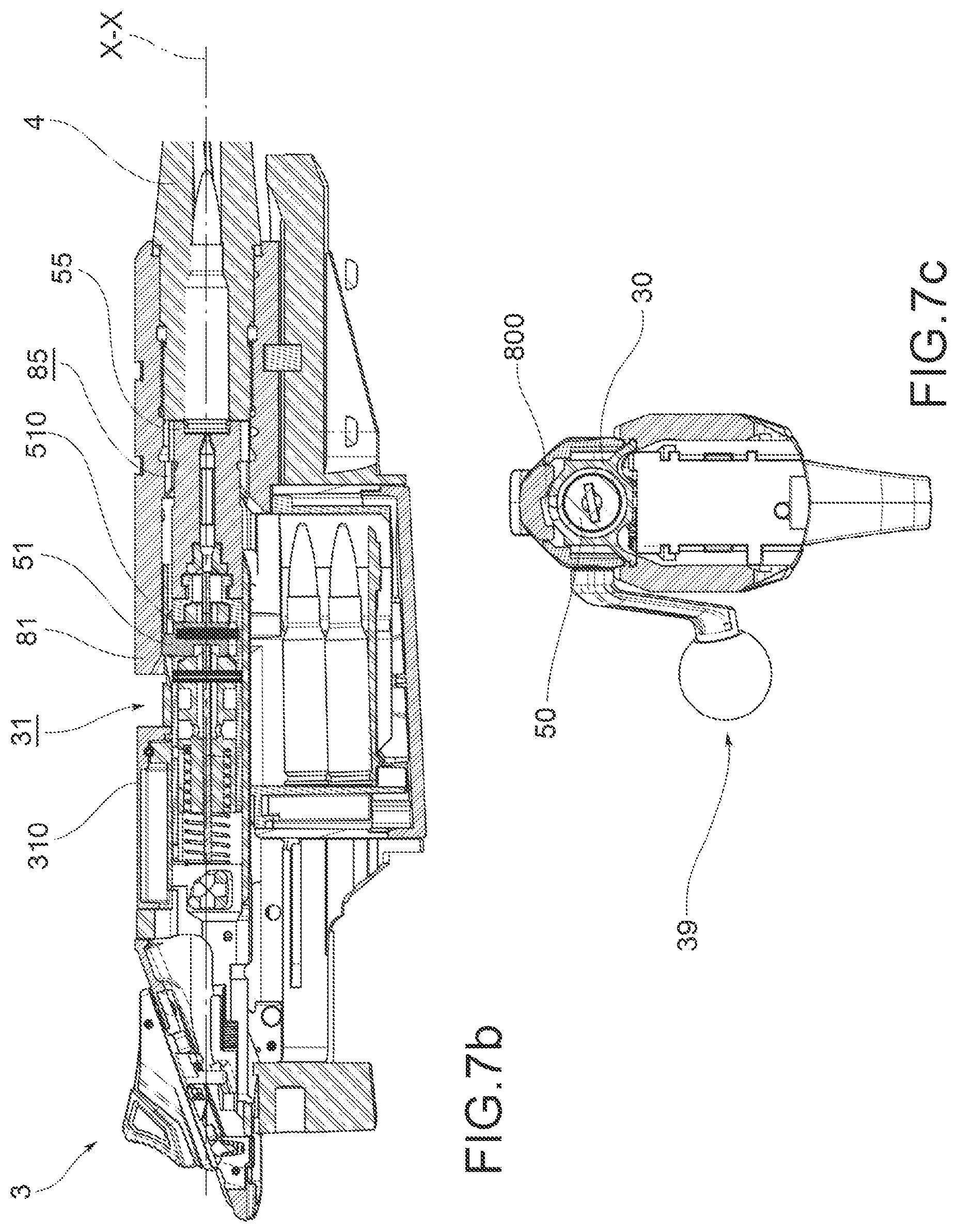 Patent US11815324 Figure 13 – Rifle with shutter group