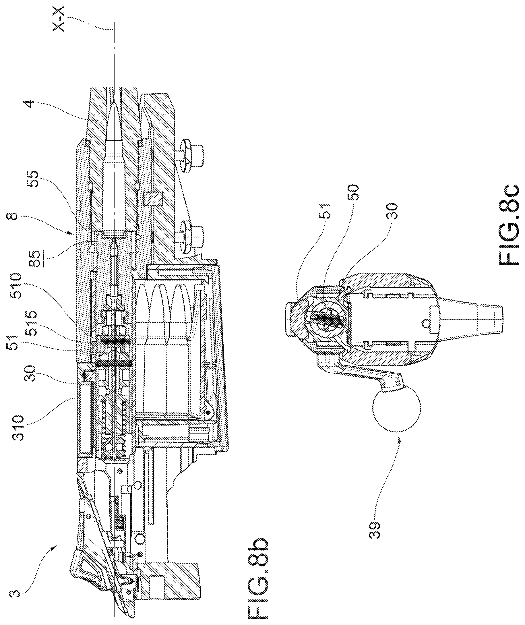 Patent US11815324 Figure 15 – Rifle with shutter group