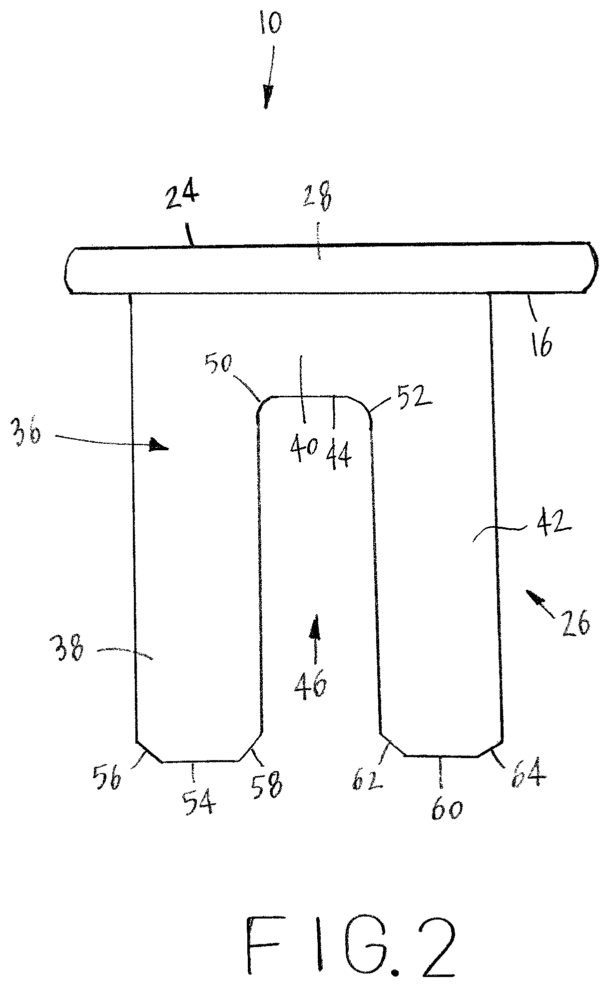 Patent US11815327 Figure 2 – Archery bow support device