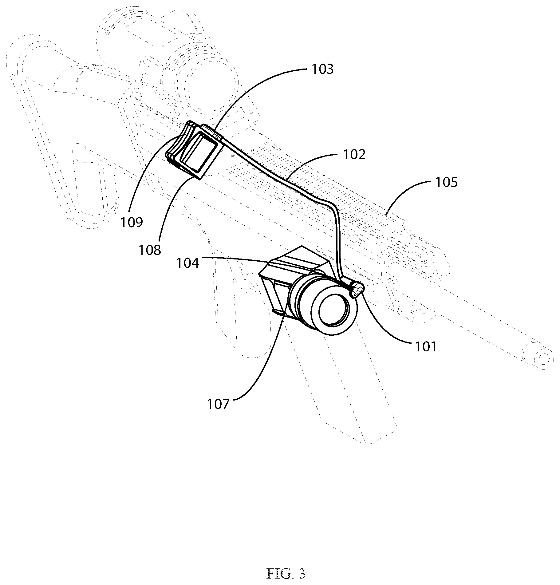 Patent US11815333 Figure 3 – Intensity adapting optical aiming reticle