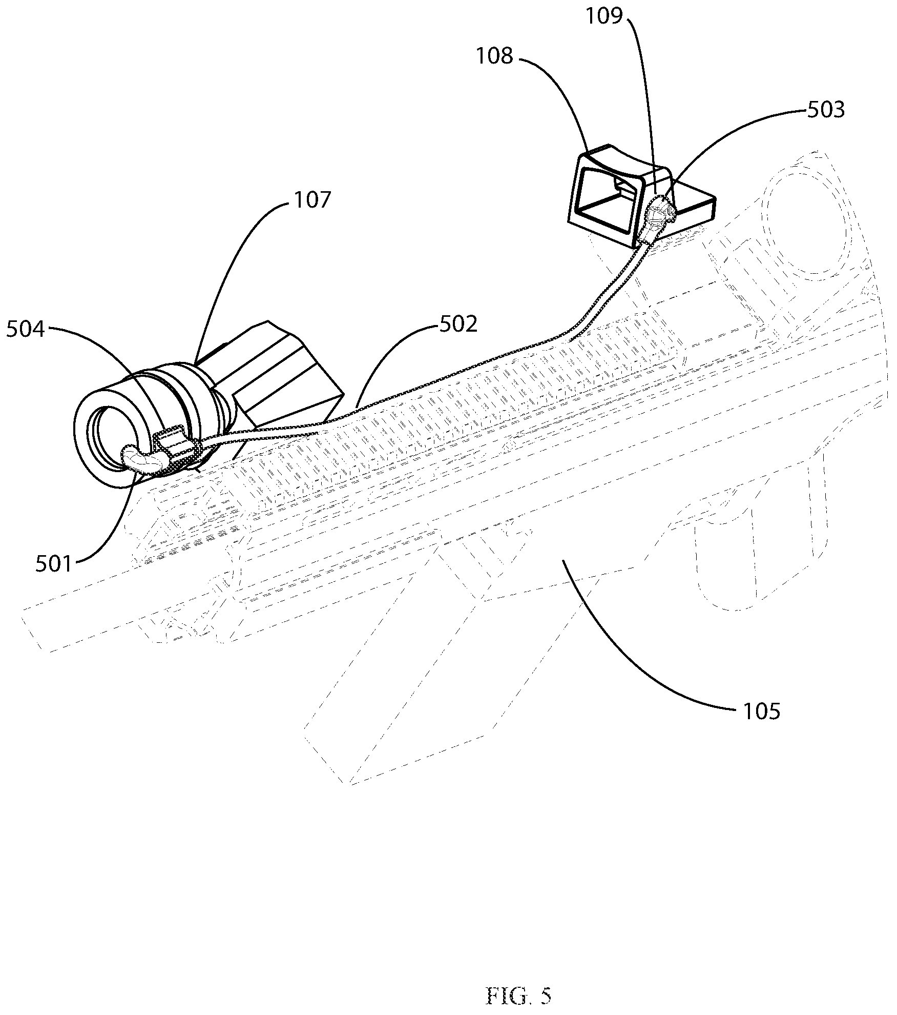 Patent US11815333 Figure 5 – Intensity adapting optical aiming reticle