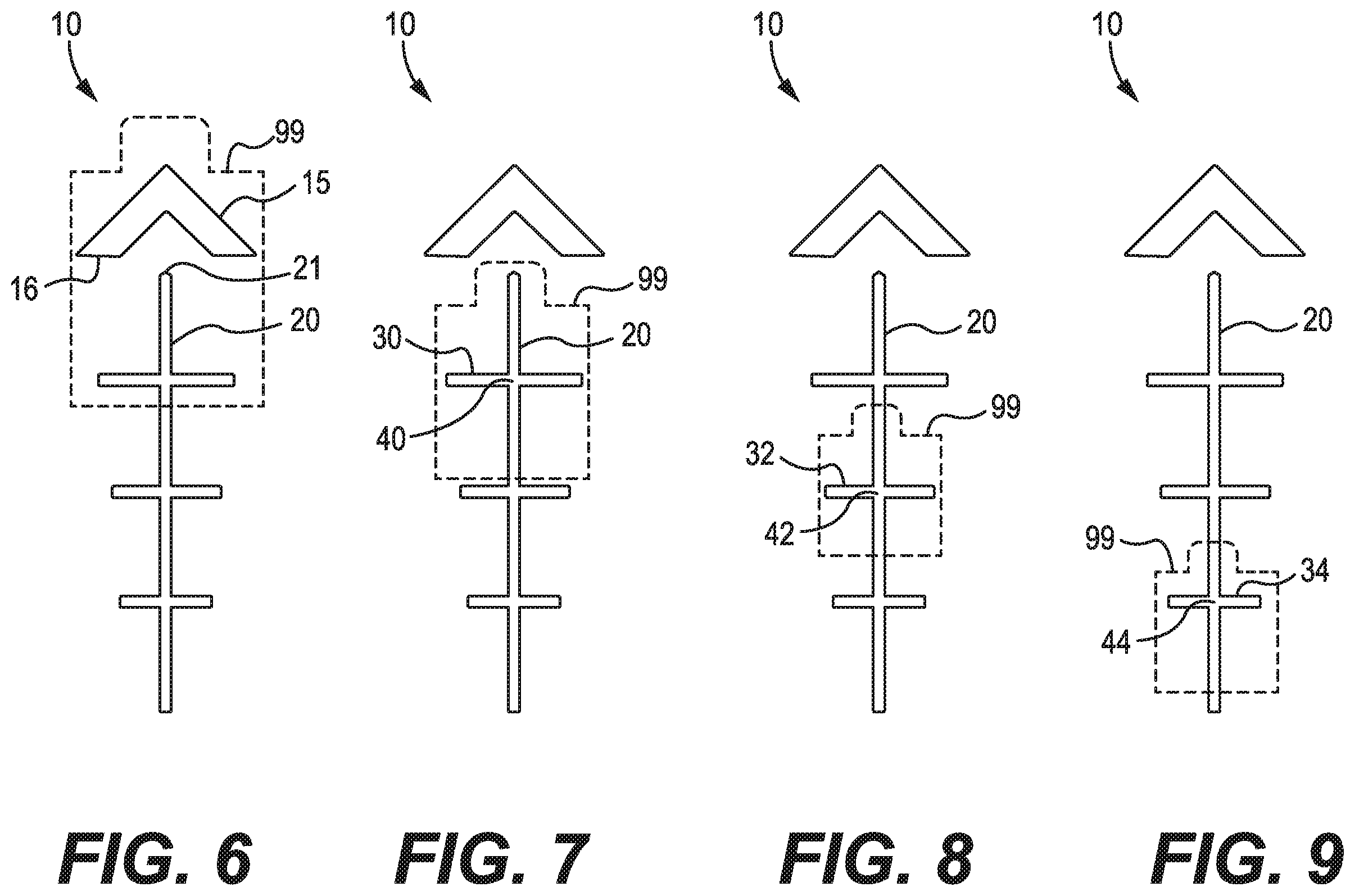Patent US11815334 Figure 6 – Firearm optical sight reticle