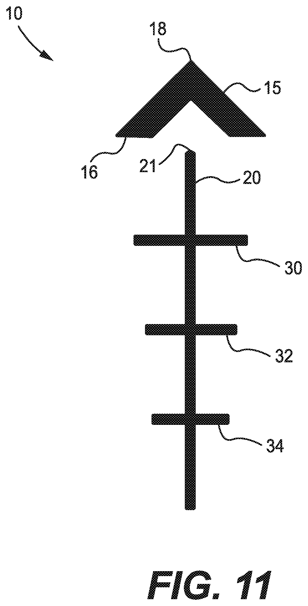 Patent US11815334 Figure 8 – Firearm optical sight reticle