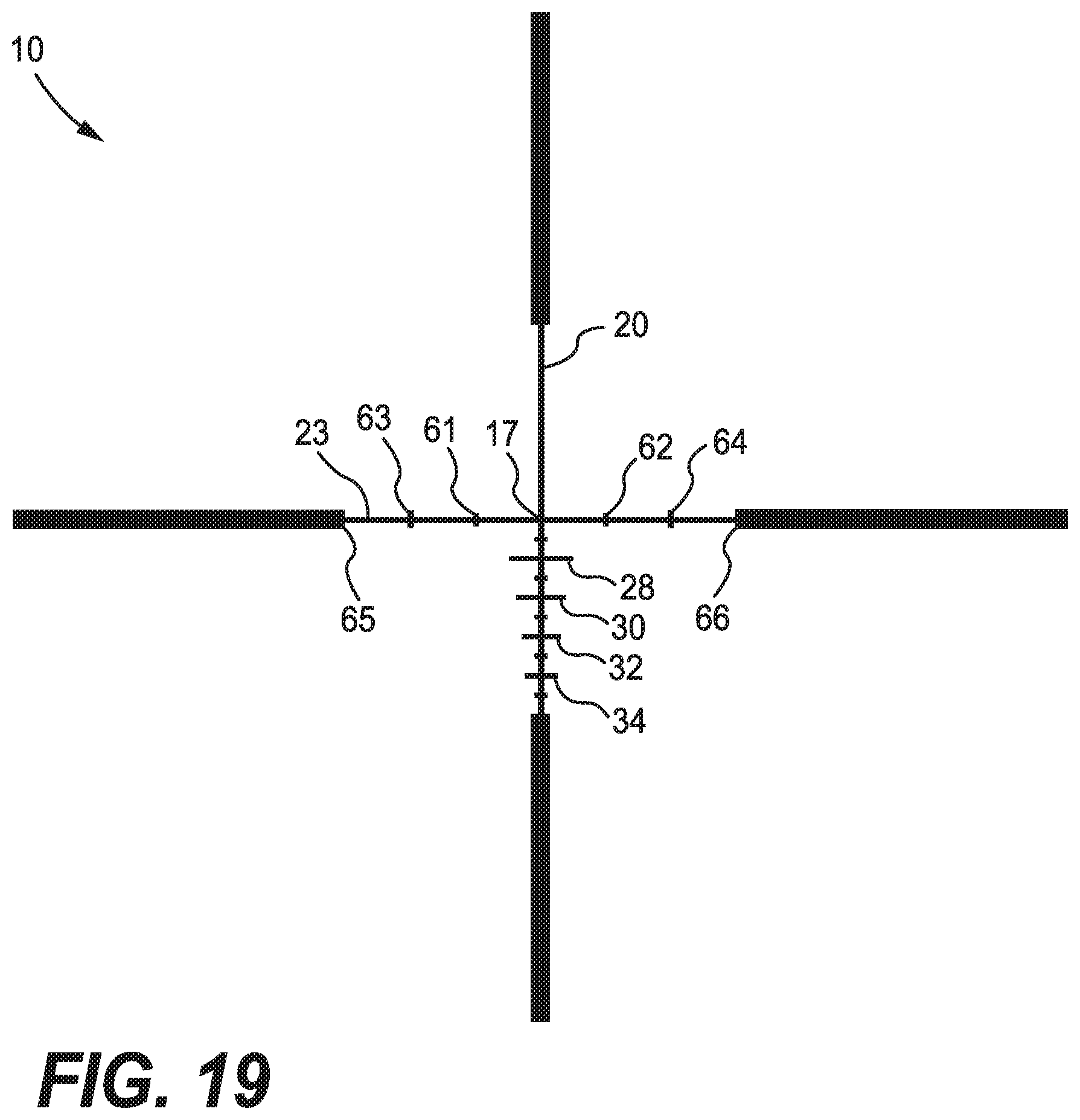 Patent US11815334 Figure 16 – Firearm optical sight reticle