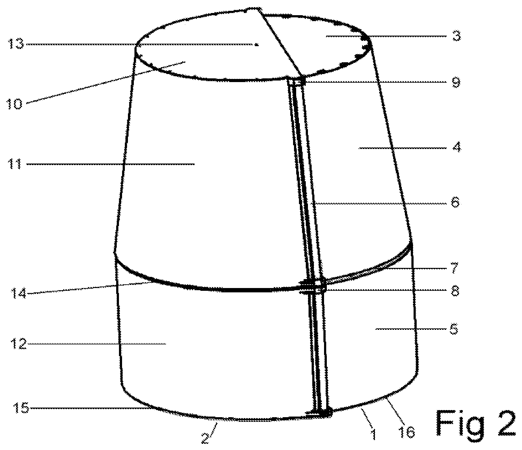 Patent US11815339 Figure 2 – Protective shield