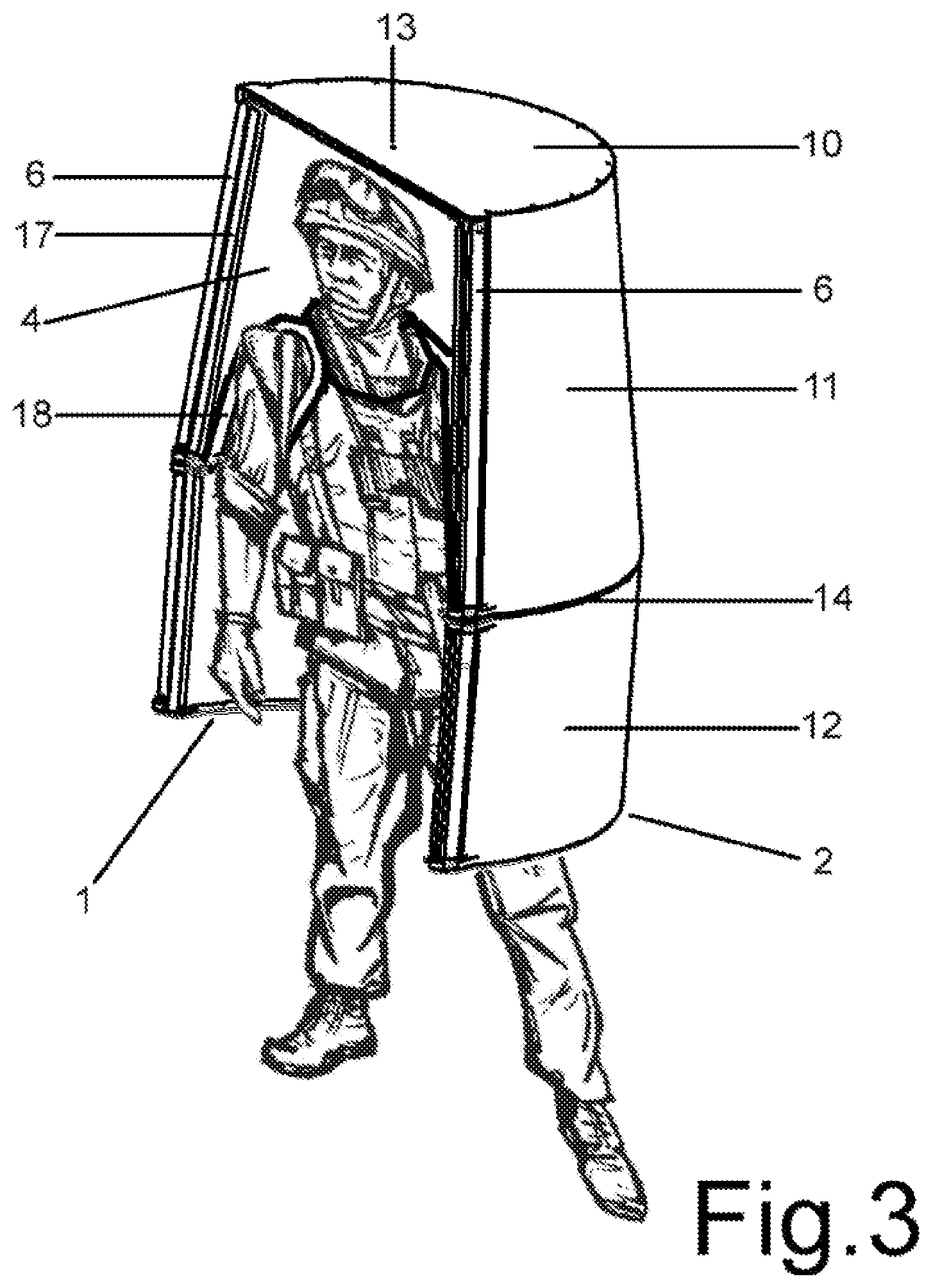 Patent US11815339 Figure 3 – Protective shield