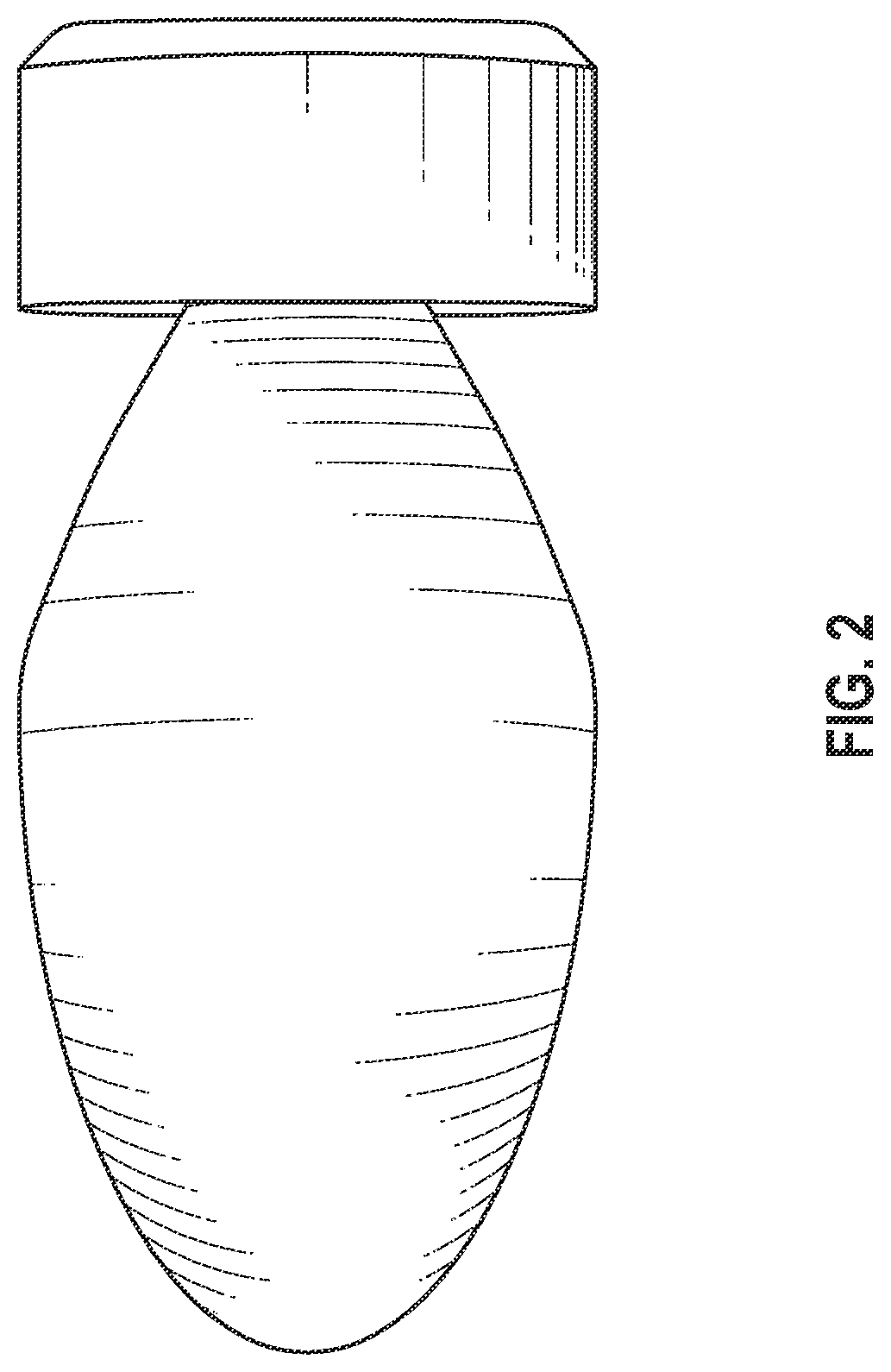 Patent US11815341 Figure 2 – Deep groove projectile with leading convex surface followed by abrupt angle surface