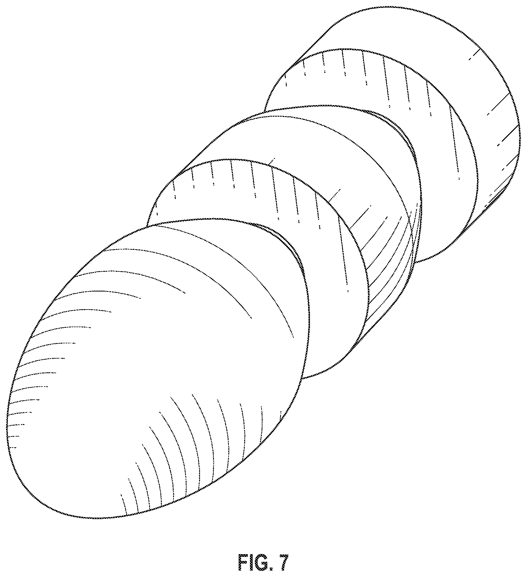 Patent US11815341 Figure 7 – Deep groove projectile with leading convex surface followed by abrupt angle surface