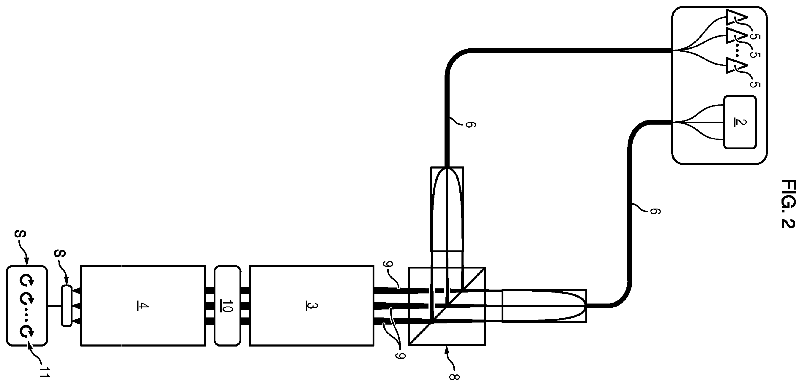 Patent US11815346 Figure 2 – Device for the chromatic confocal measurement of a local height and/or orientation of a surface of a sample and corresponding methods for measuring a height or a roughness of a sample