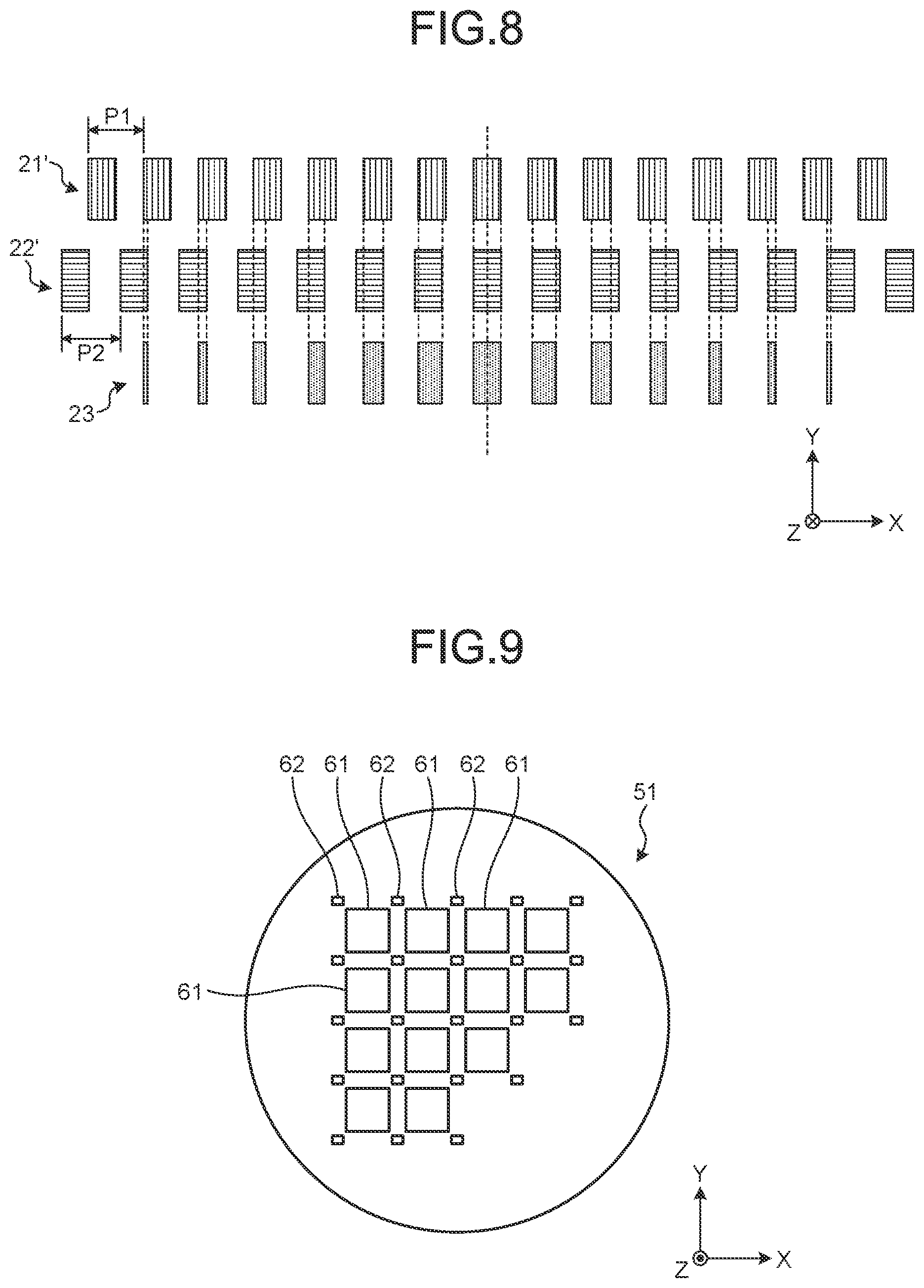 Patent US11815348 Figure 5 – Template, workpiece, and alignment method
